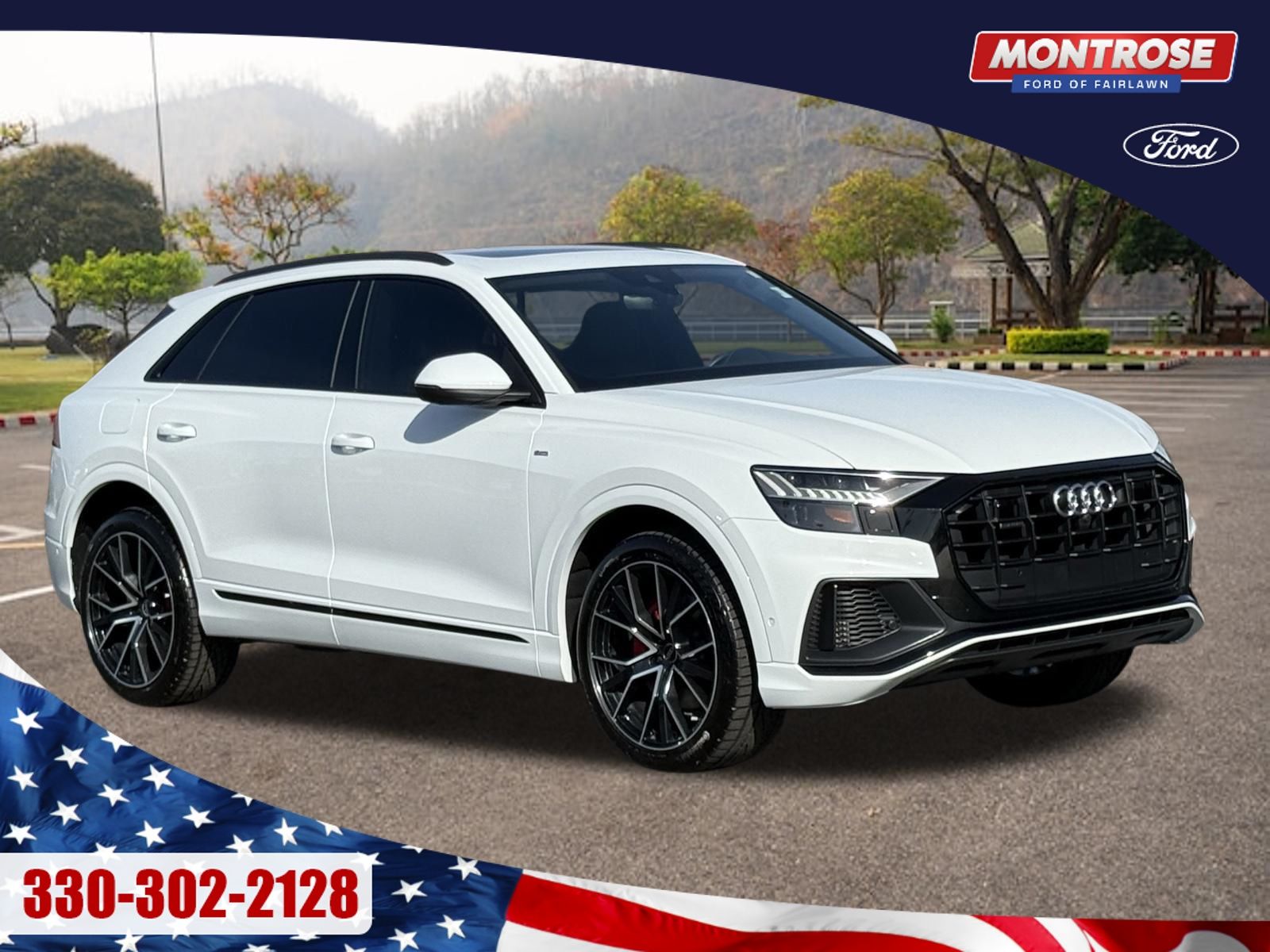 Glacier White 2021 Audi Q8 quattro Prestige 55 TFSI SUV / Crossover All-Wheel Drive 8-Speed Automatic