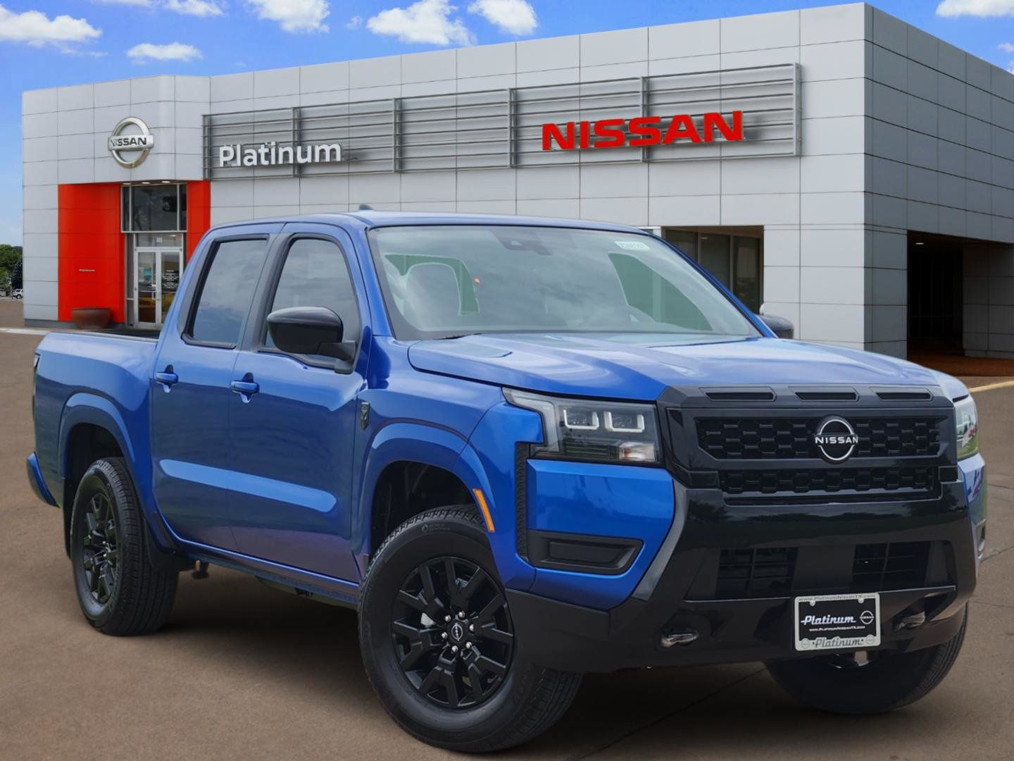 Bluestone Pearl 2026 Nissan Frontier Pickup Truck Four-Wheel Drive 9-Speed Automatic Overdrive