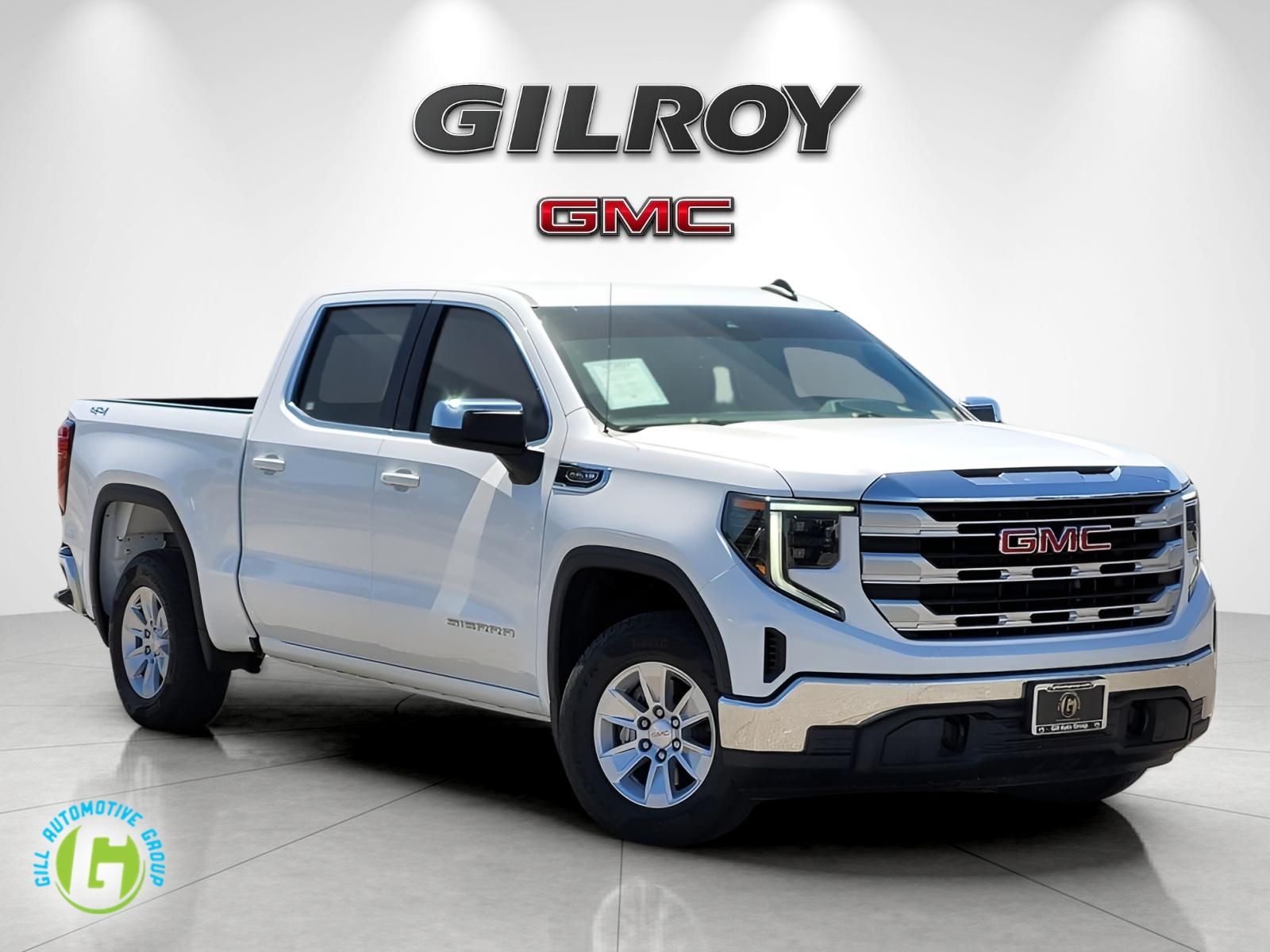 Summit White 2023 GMC Sierra 1500 Pickup Truck Four-Wheel Drive Automatic