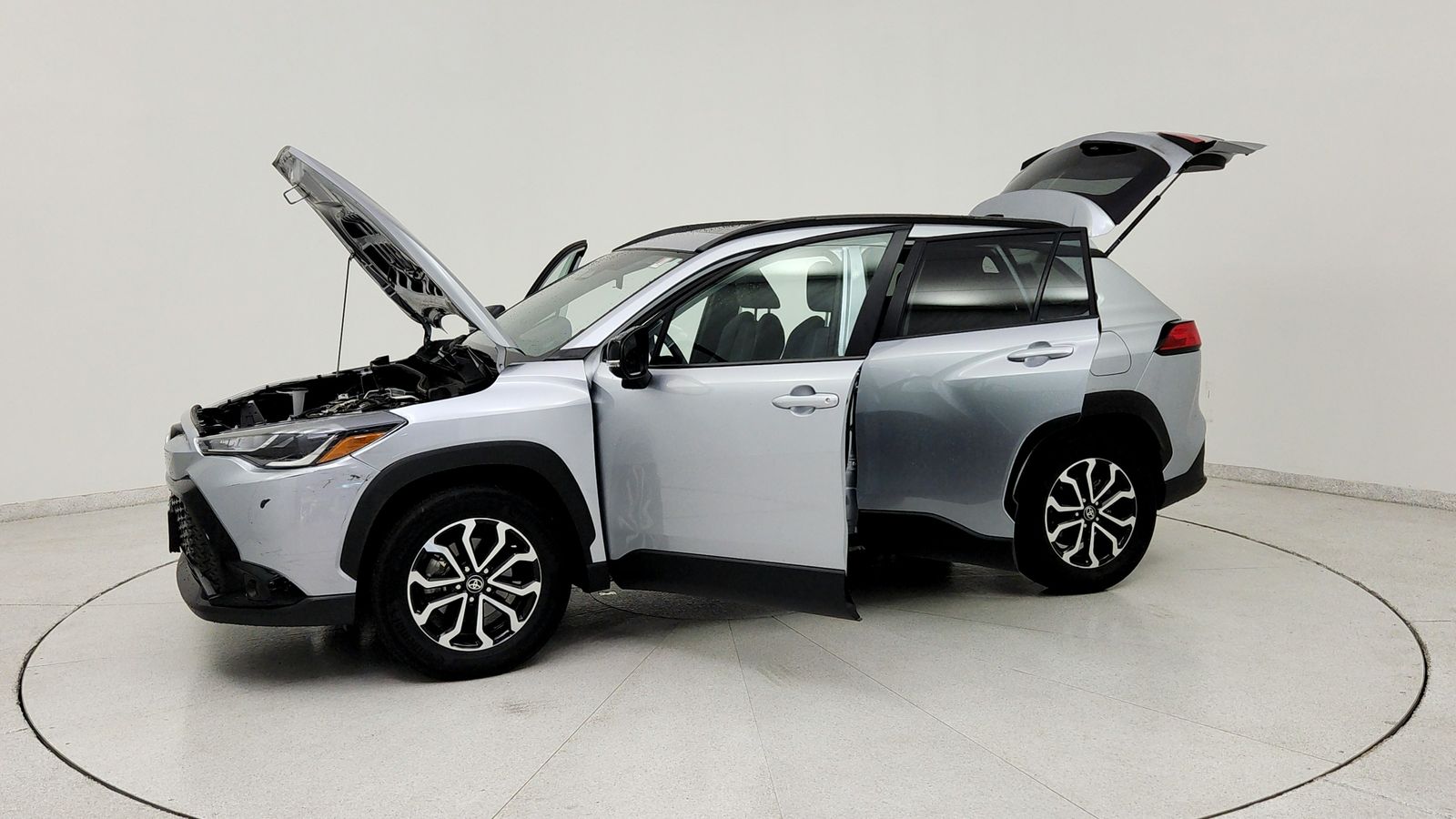 Used 2025 Silver Toyota Hybrid SE image 12