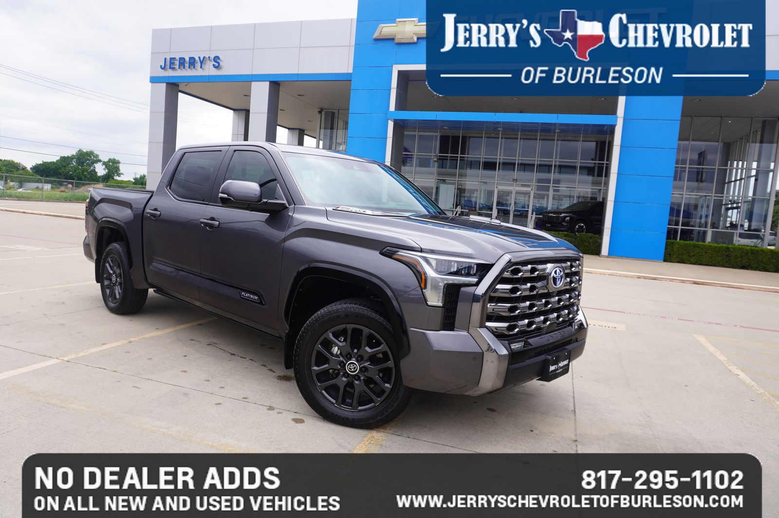 Magnetic Gray Metallic 2024 Toyota Tundra Hybrid Pickup Truck Four-Wheel Drive Automatic