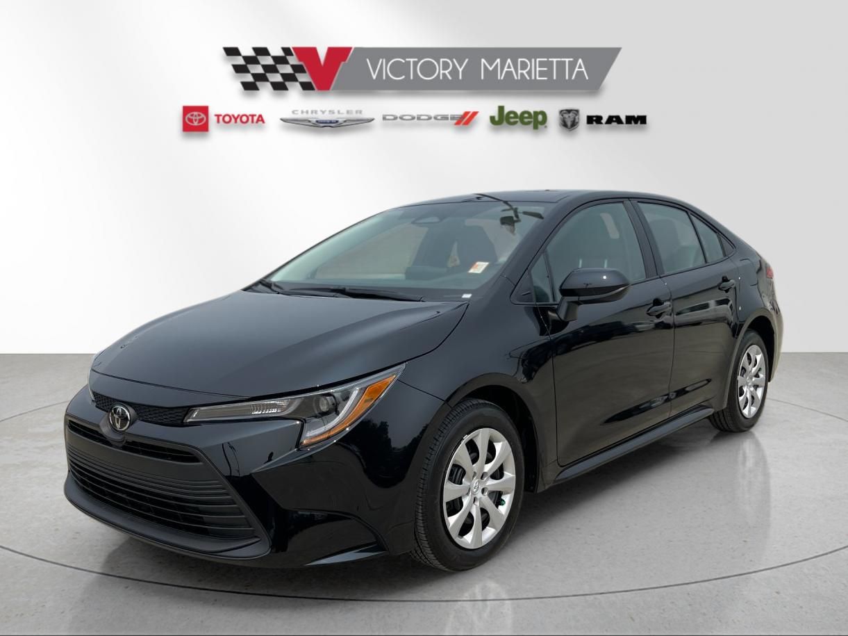 Black 2026 Toyota Corolla Sedan Front-Wheel Drive Continuously Variable Transmission