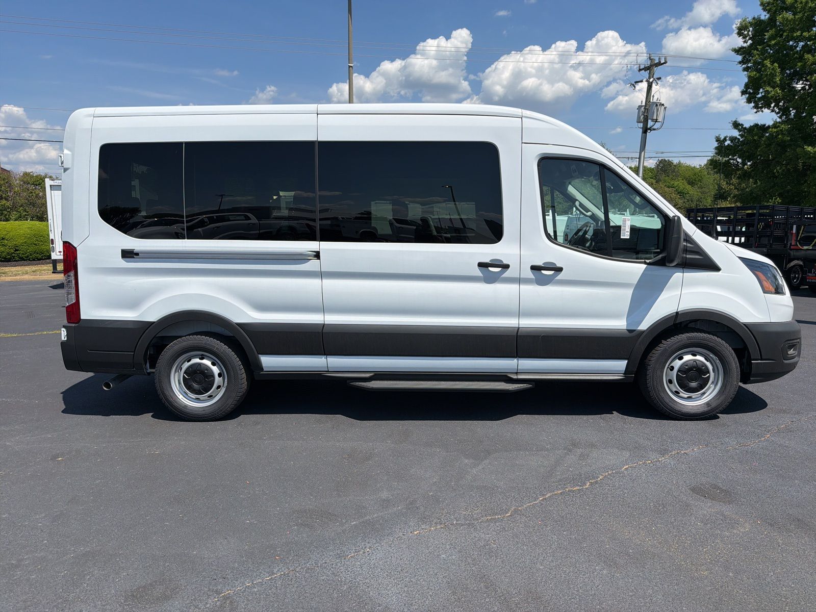 New 2026 White Ford Mid Roof 15-Passenger Van image 5