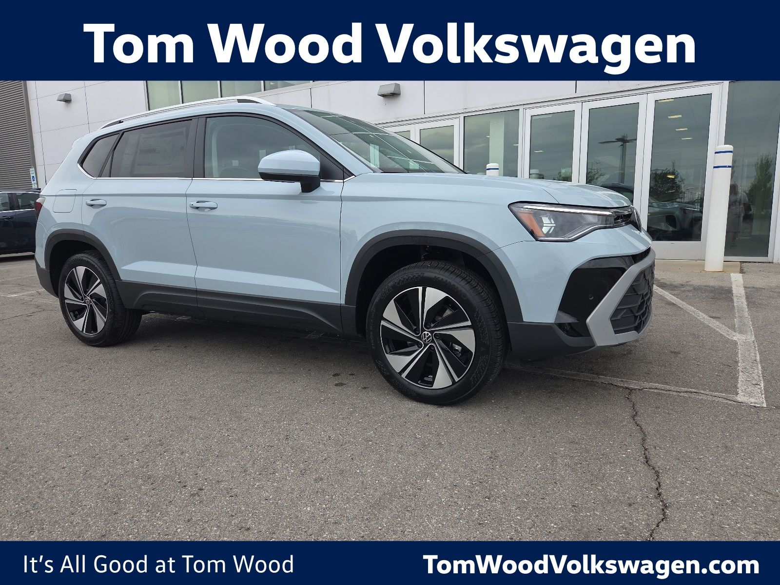 Monument Gray 2026 Volkswagen Taos SUV / Crossover All-Wheel Drive 8-Speed Automatic