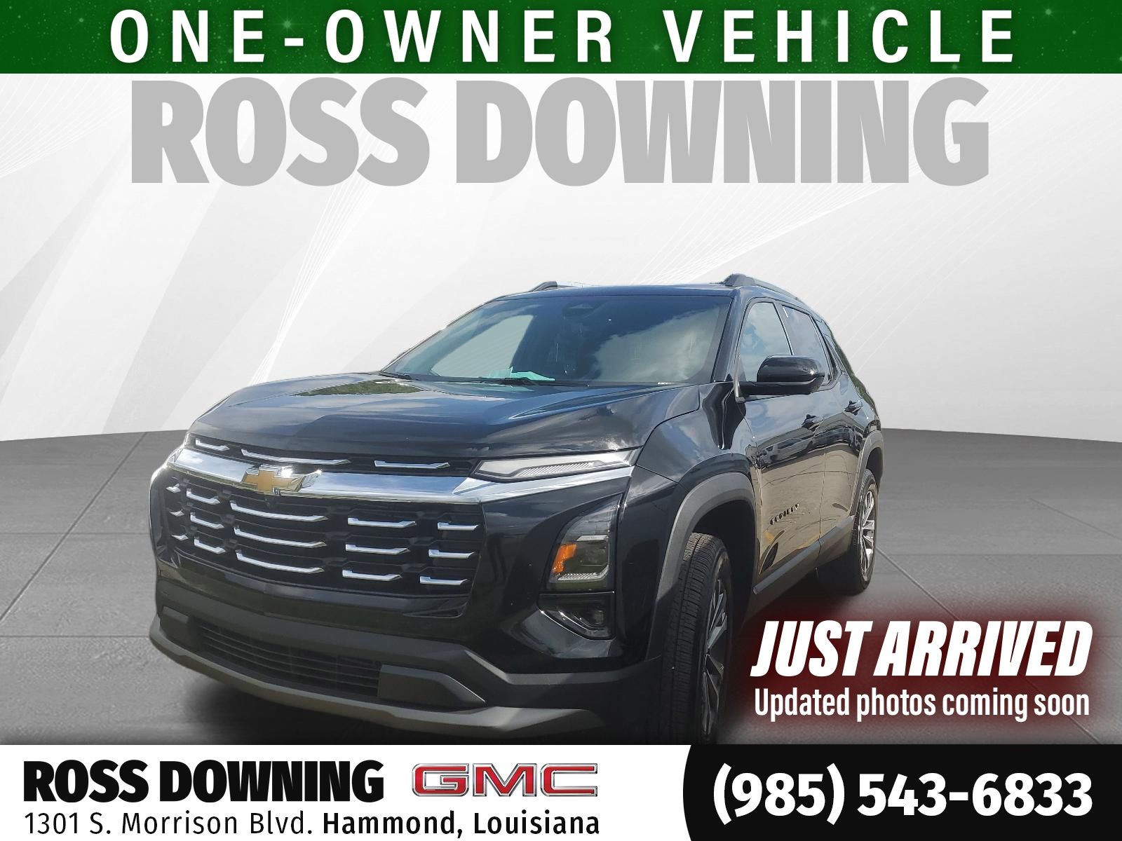 Mosaic Black Metallic 2025 Chevrolet Equinox LT FWD SUV / Crossover Front-Wheel Drive Continuously Variable Transmission