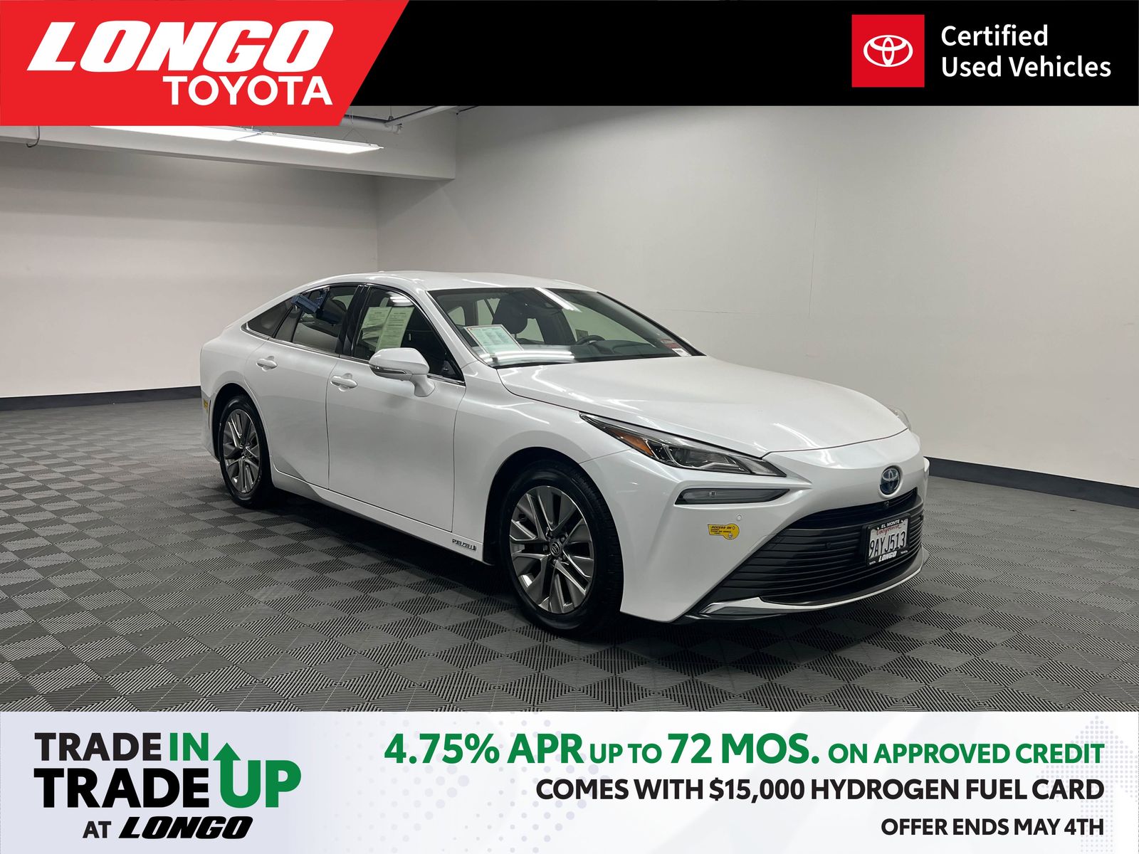 used 2022 Toyota Mirai car, priced at $13,188