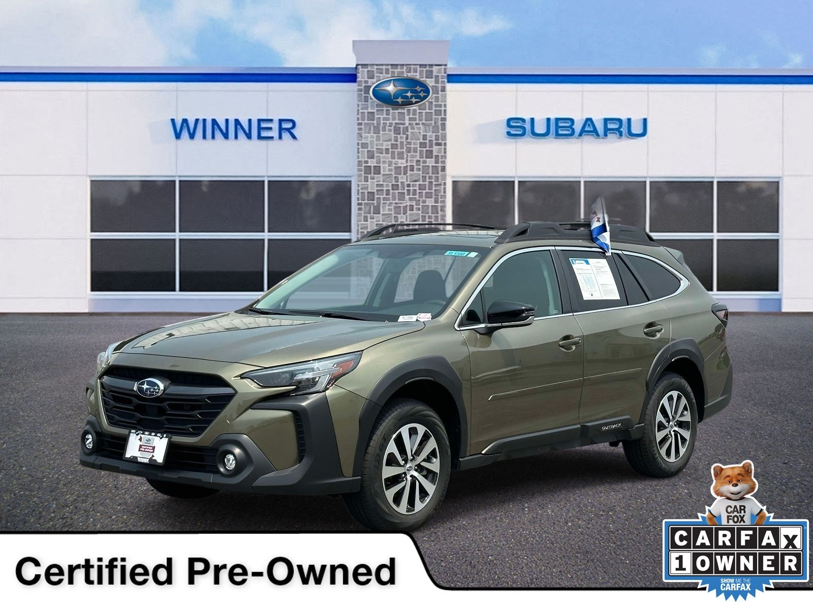 Autumn Green Metallic 2025 Subaru Outback SUV / Crossover All-Wheel Drive Continuously Variable Transmission
