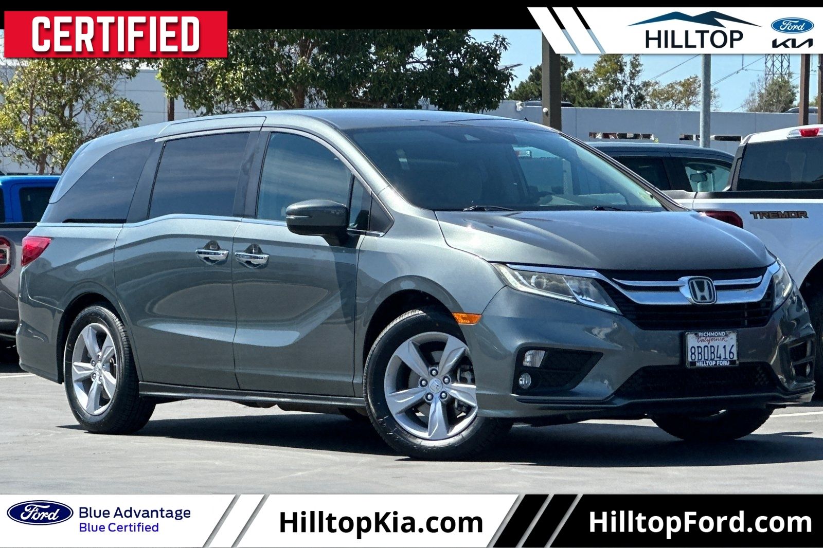 Forest Mist Metallic 2018 Honda Odyssey EX FWD Minivan Front-Wheel Drive 9-Speed Automatic
