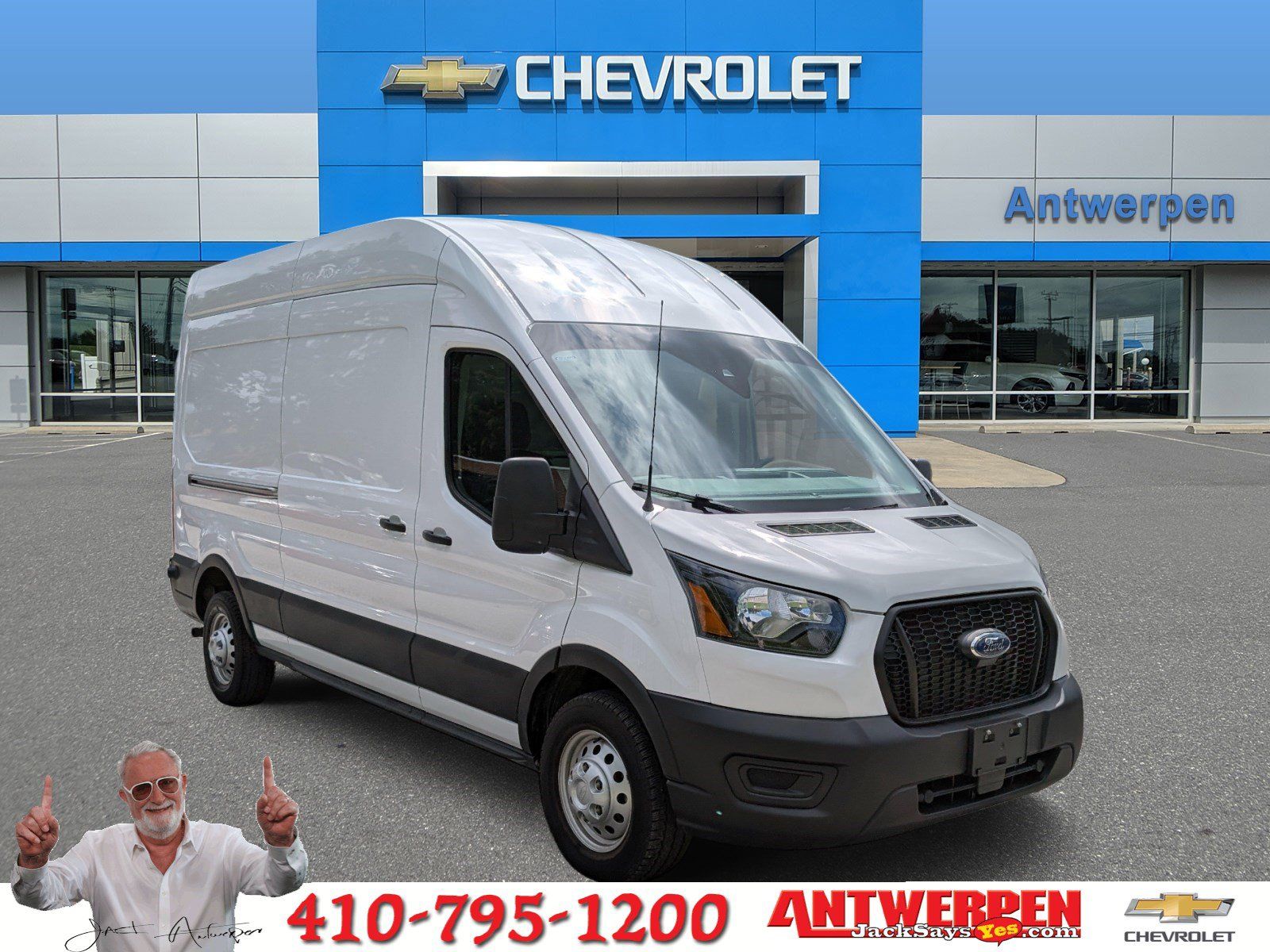 Oxford White 2024 Ford Transit Cargo Van All-Wheel Drive