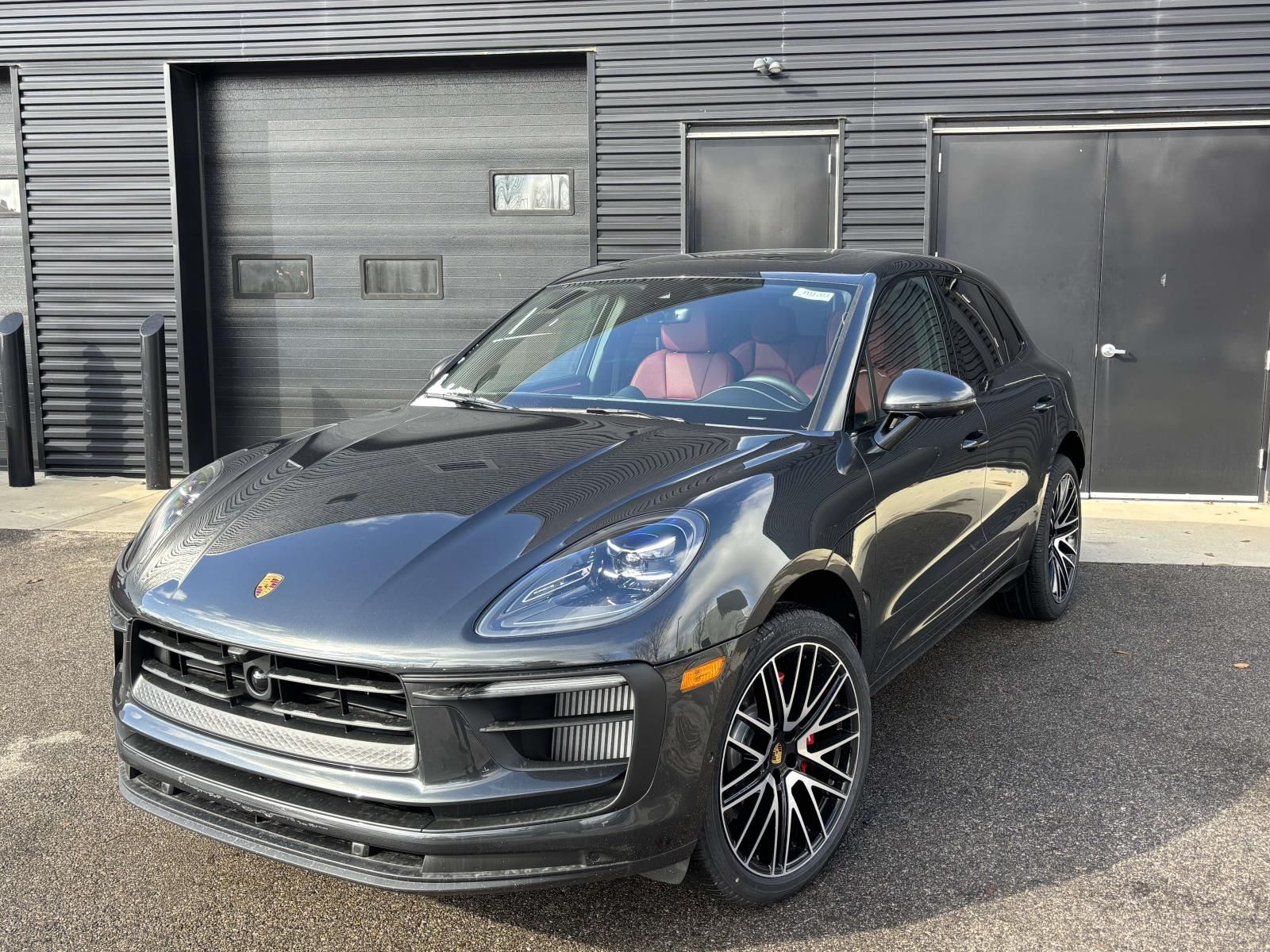 Gray (Volcano Grey Metallic) 2026 Porsche Macan SUV / Crossover All-Wheel Drive 7-Speed Automatic