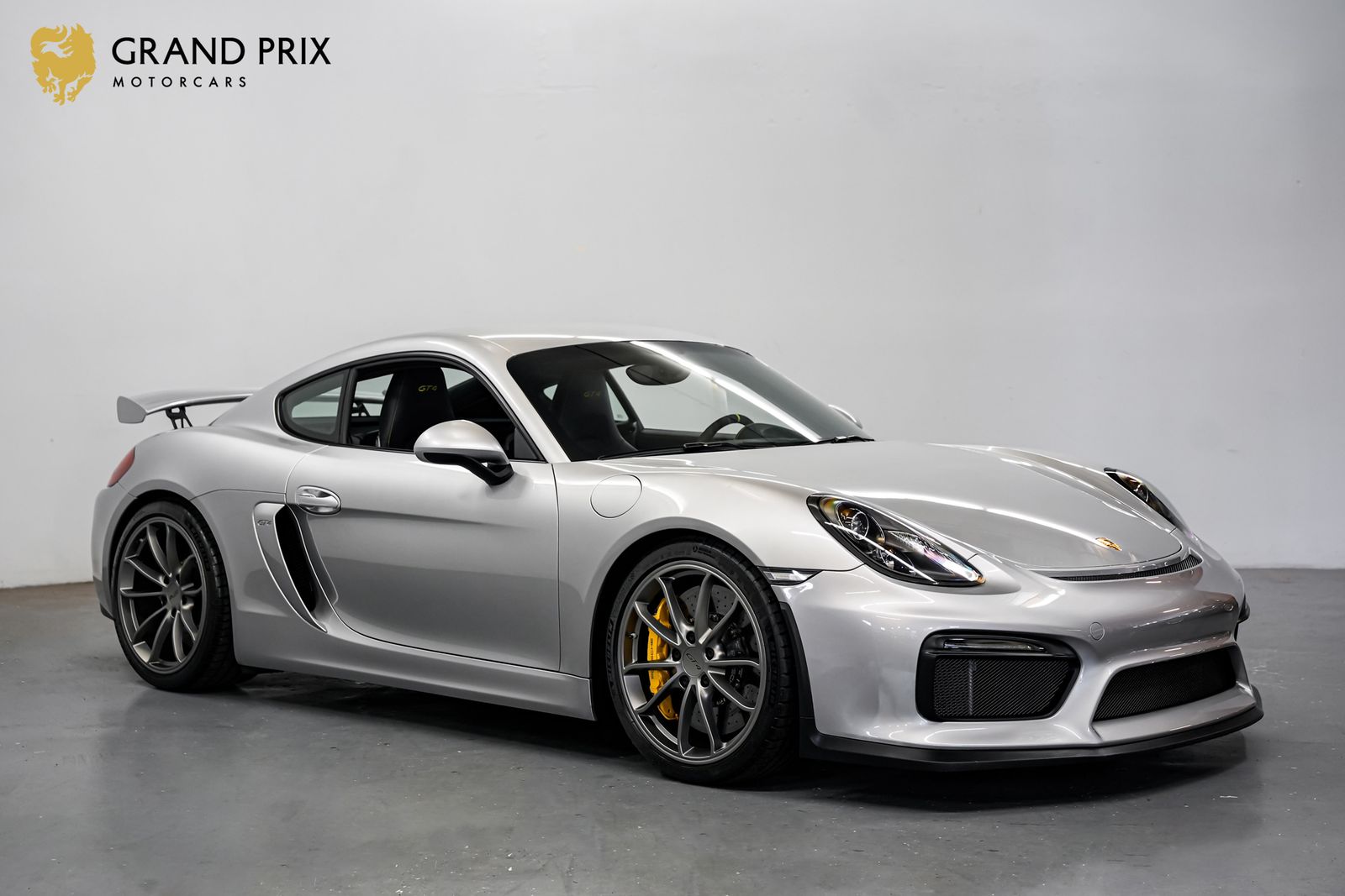 GT Silver Metallic 2016 Porsche Cayman Coupe Rear-Wheel Drive 6-Speed Manual
