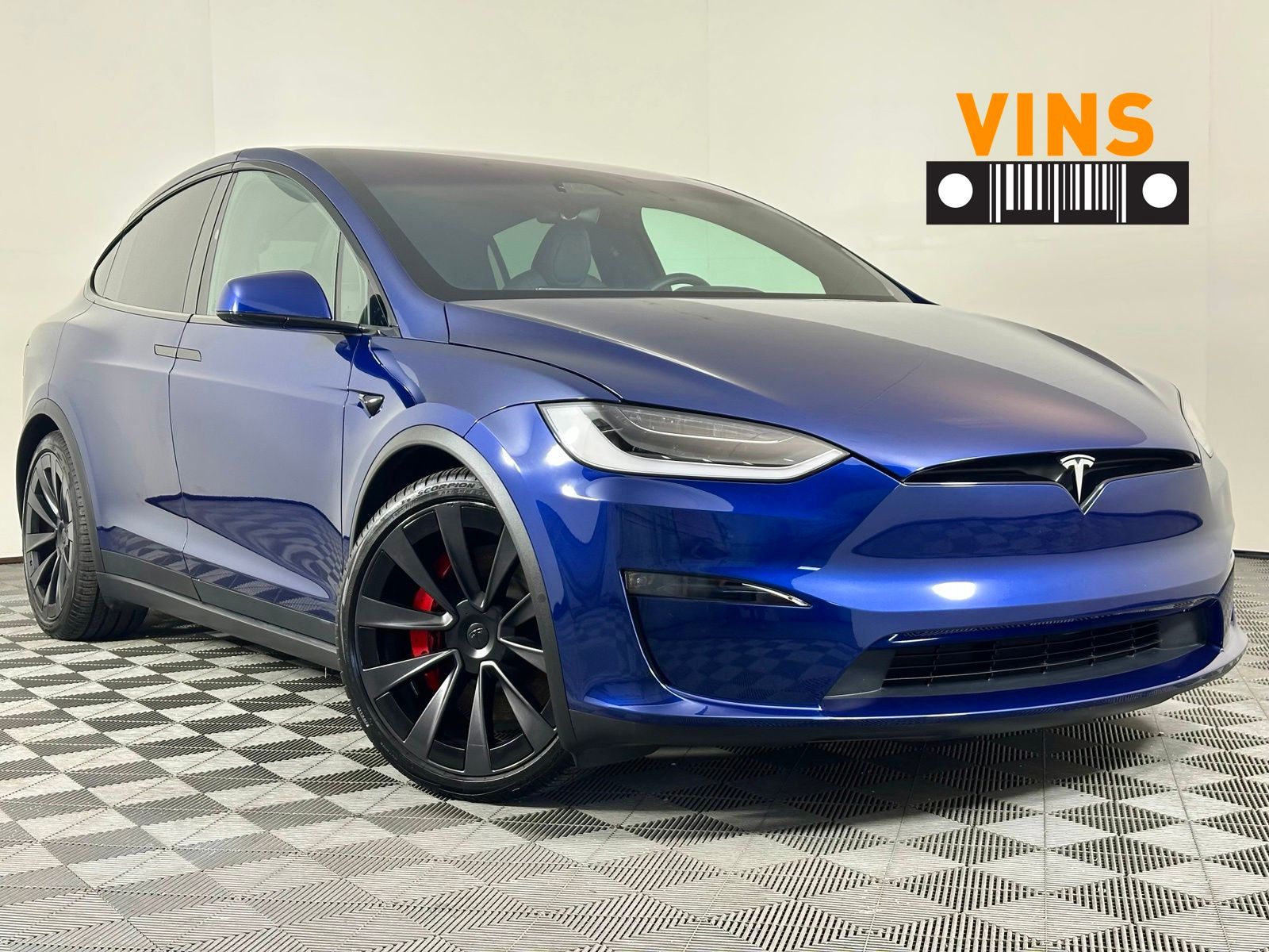 Deep Blue Metallic 2023 Tesla Model X SUV / Crossover All-Wheel Drive 1-Speed Automatic