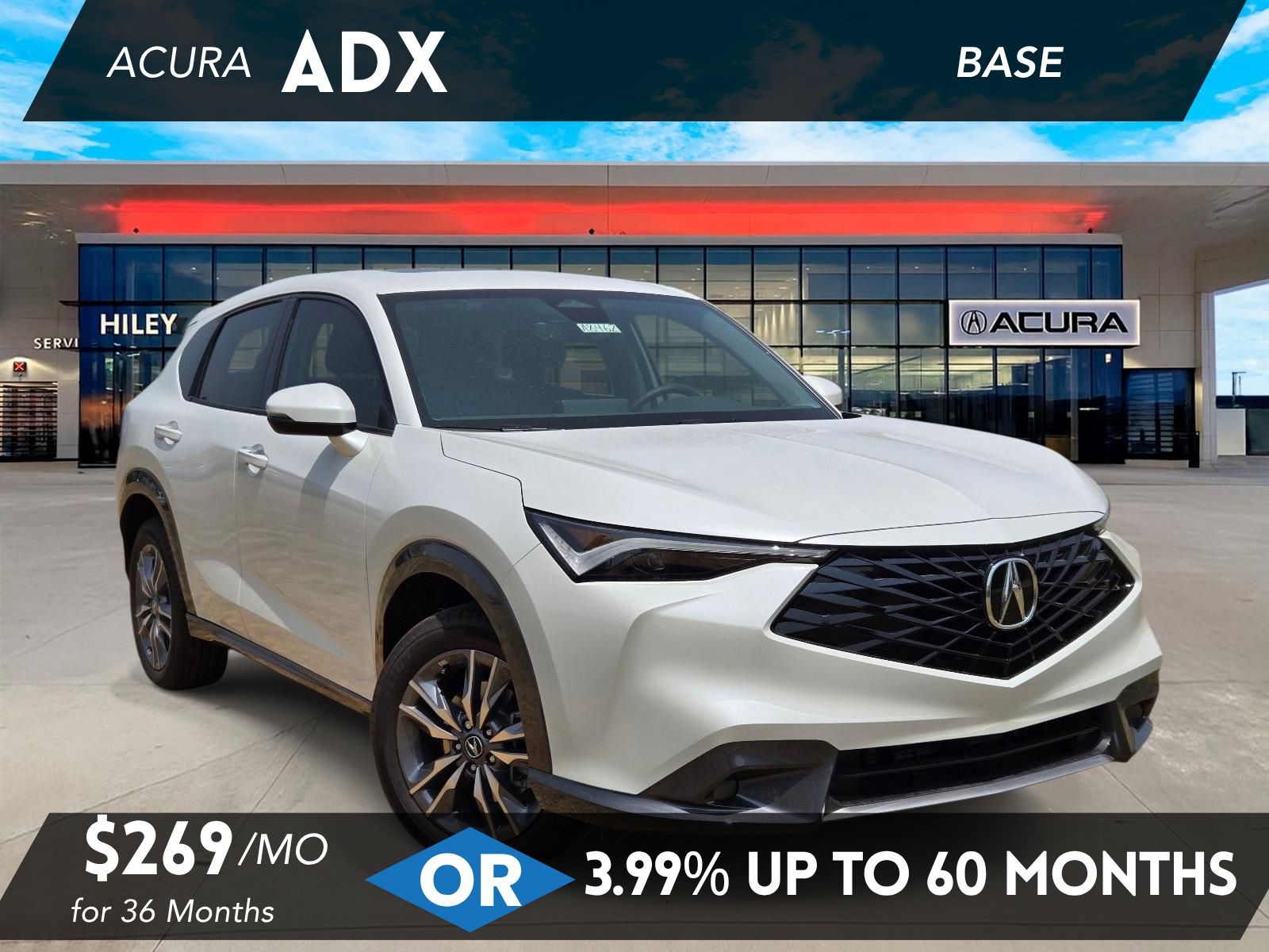Platinum White Pearl 2026 Acura ADX SUV / Crossover All-Wheel Drive Continuously Variable Transmission