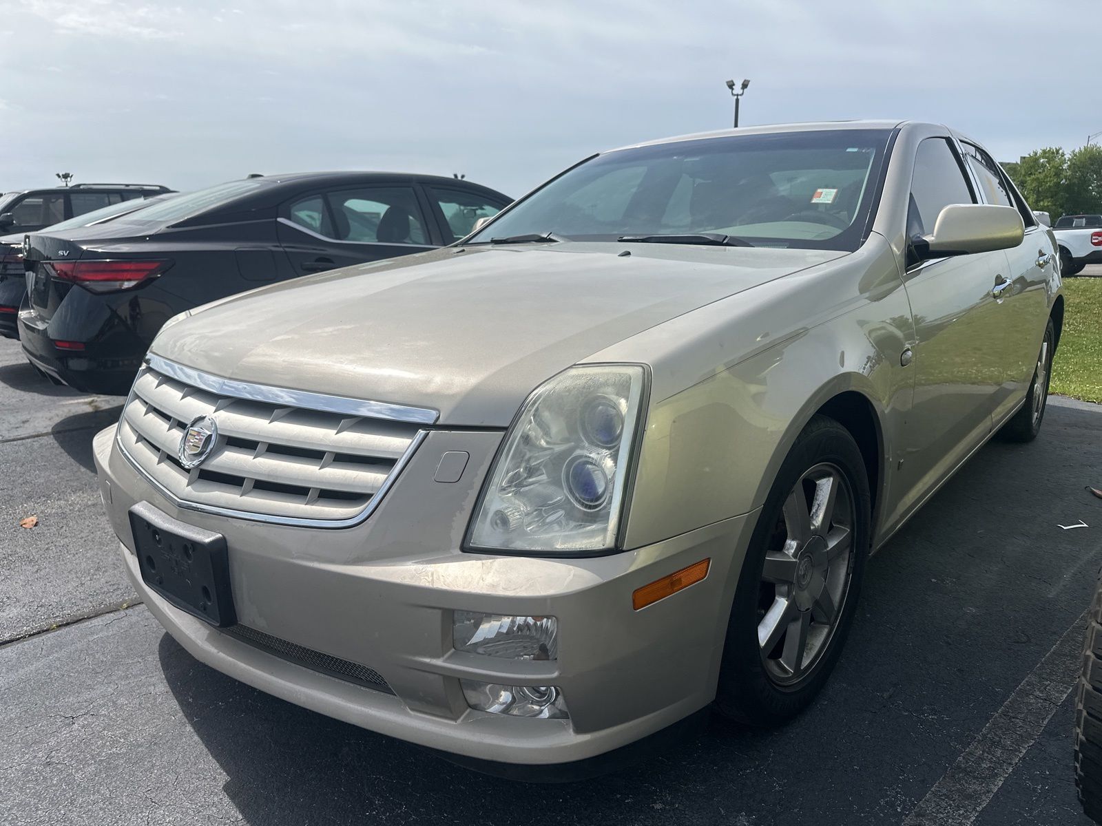 Gold Mist 2007 Cadillac STS V8 RWD Sedan Rear-Wheel Drive 6-Speed Automatic