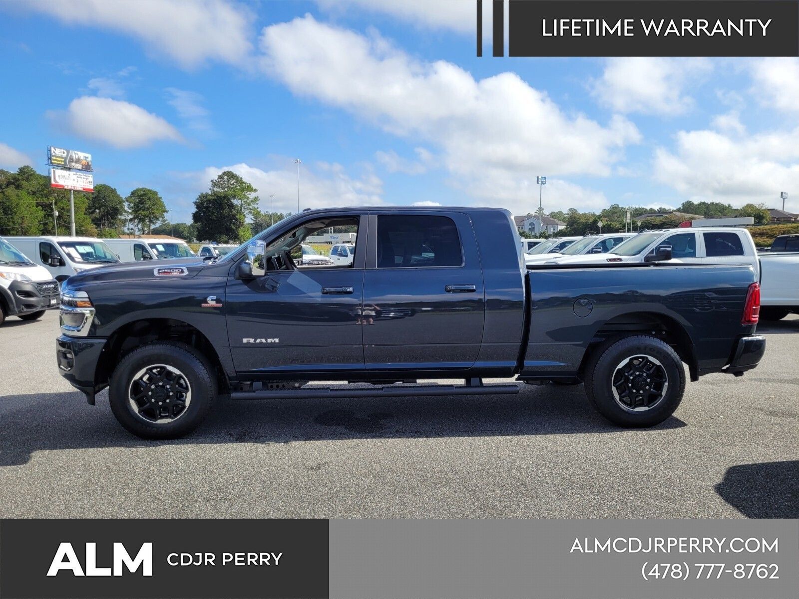 New 2026 Forged Blue Metallic Exterior Paint RAM Laramie image 3
