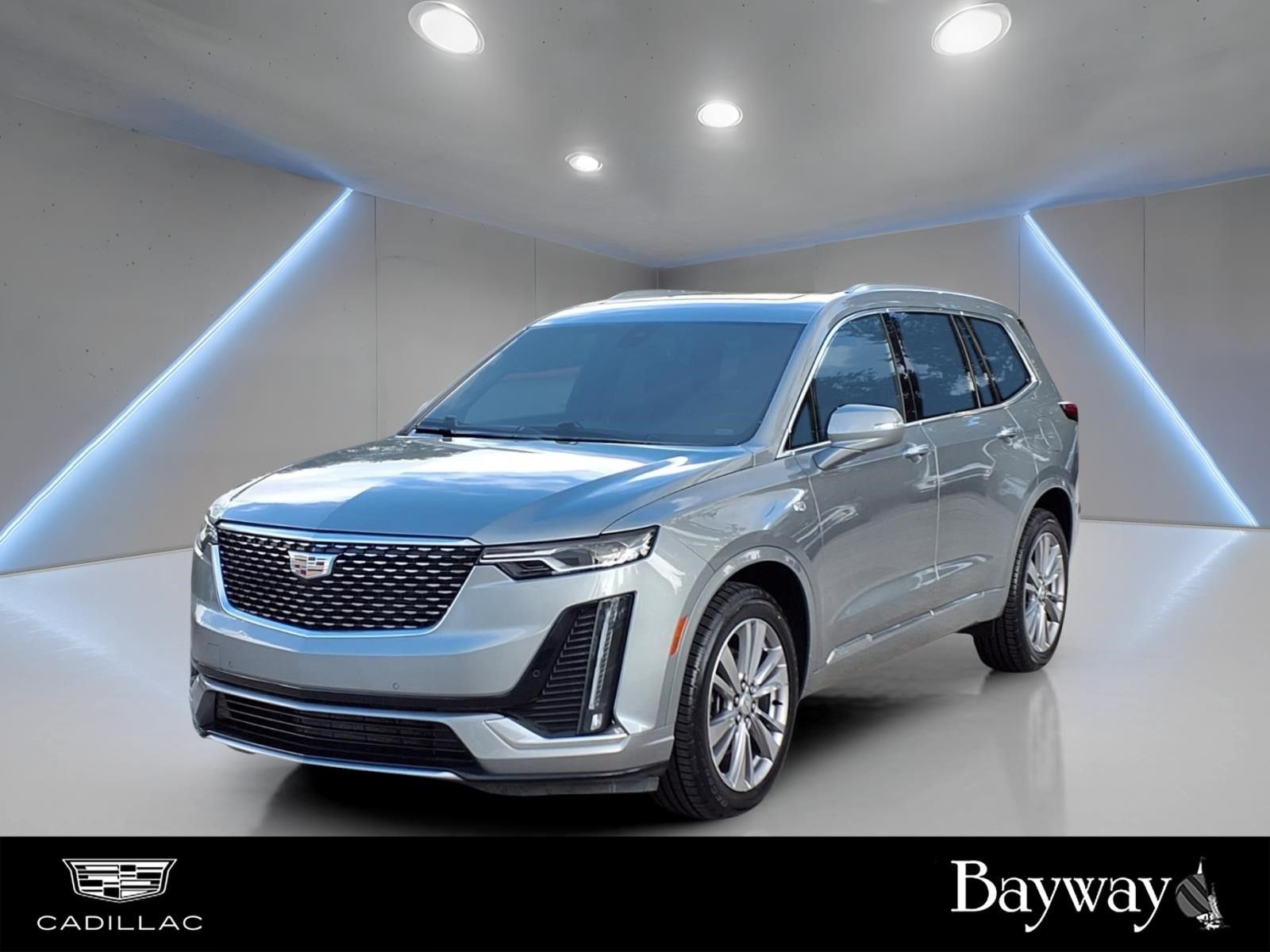2024 Cadillac XT6 Premium Luxury Silver at Texan Dodge Chrysler Jeep Ram