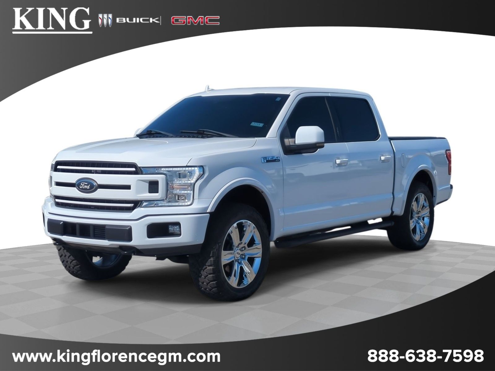 Oxford White 2018 Ford F-150 XLT SuperCrew 4WD Pickup Truck Four-Wheel Drive Automatic