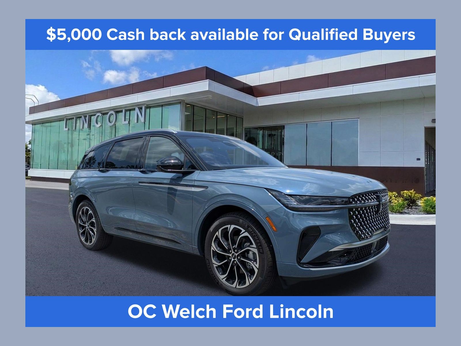 Blue Metallic 2026 Lincoln Nautilus SUV / Crossover All-Wheel Drive Continuously Variable Transmission