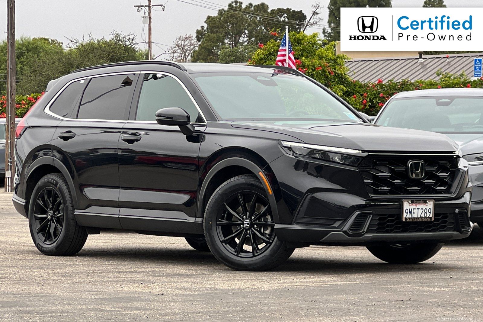 Crystal Black Pearl 2024 Honda CR-V Hybrid Sport FWD SUV / Crossover Front-Wheel Drive Continuously Variable Transmission