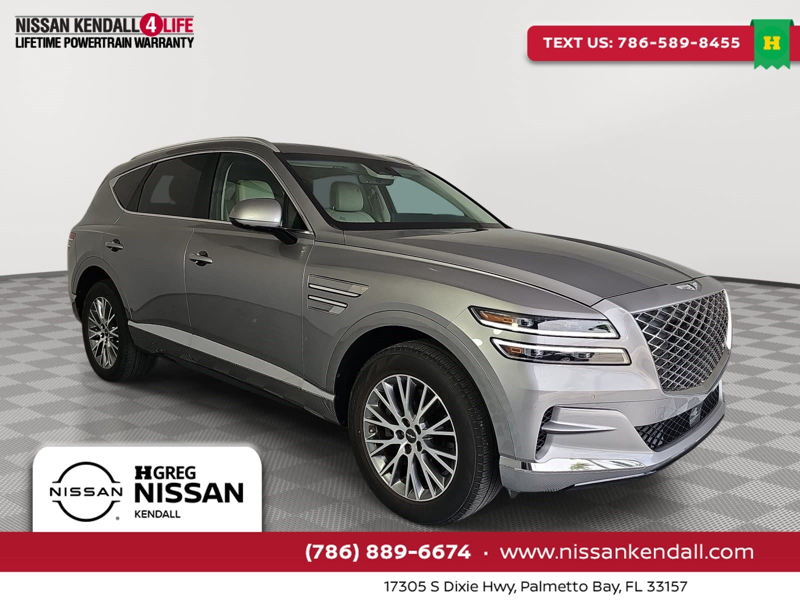 Savile Silver 2021 Genesis GV80 SUV / Crossover Rear-Wheel Drive 8-Speed Automatic