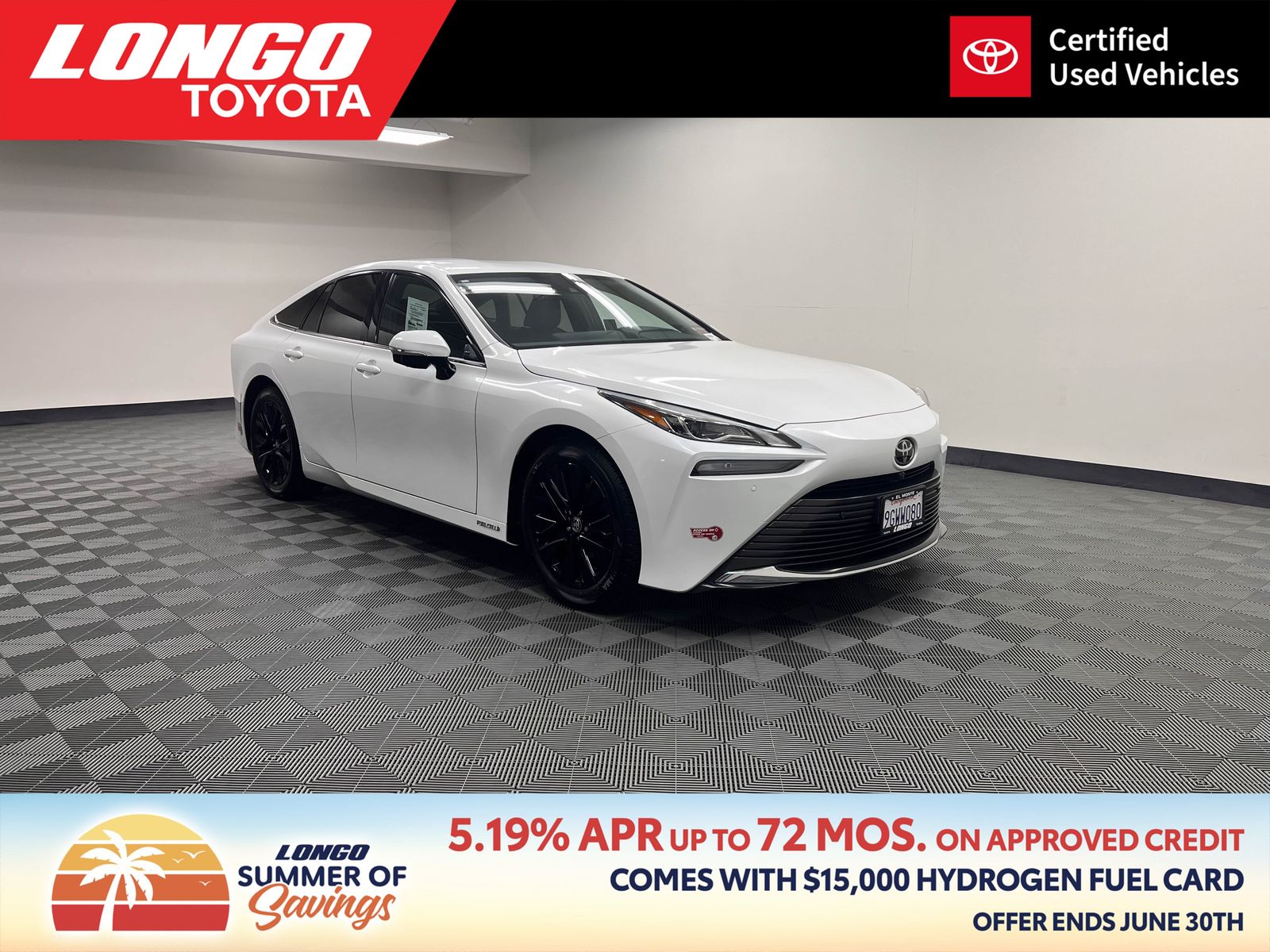 used 2023 Toyota Mirai car, priced at $13,988