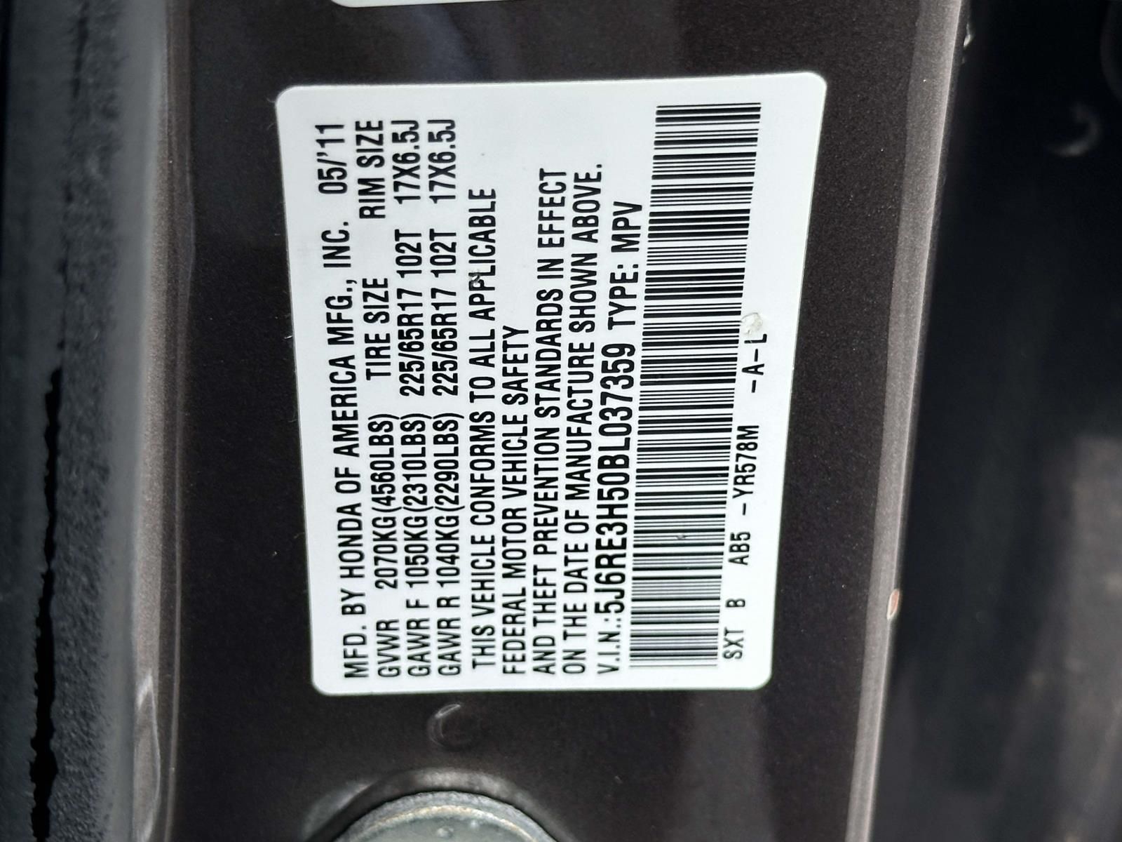 Used 2011 Black Honda EX image 26