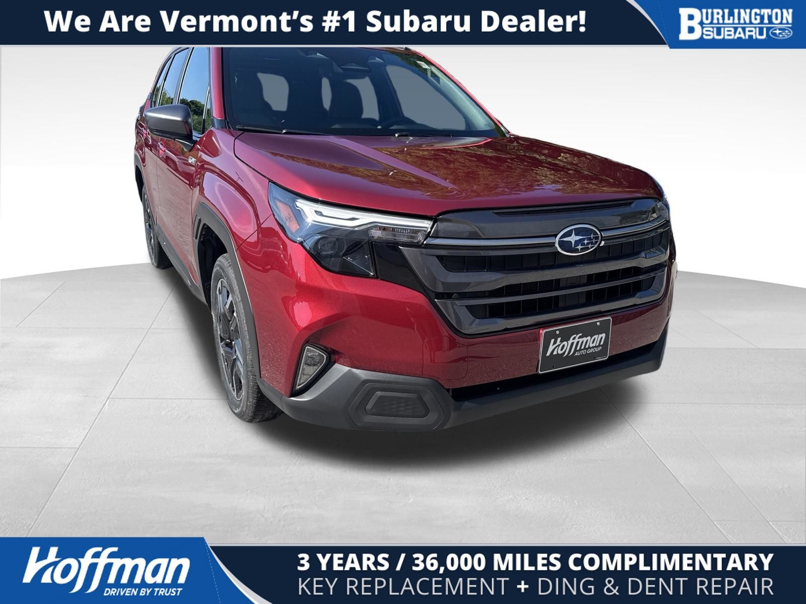 Crimson Red Pearl 2026 Subaru Forester Hybrid SUV / Crossover All-Wheel Drive Continuously Variable Transmission