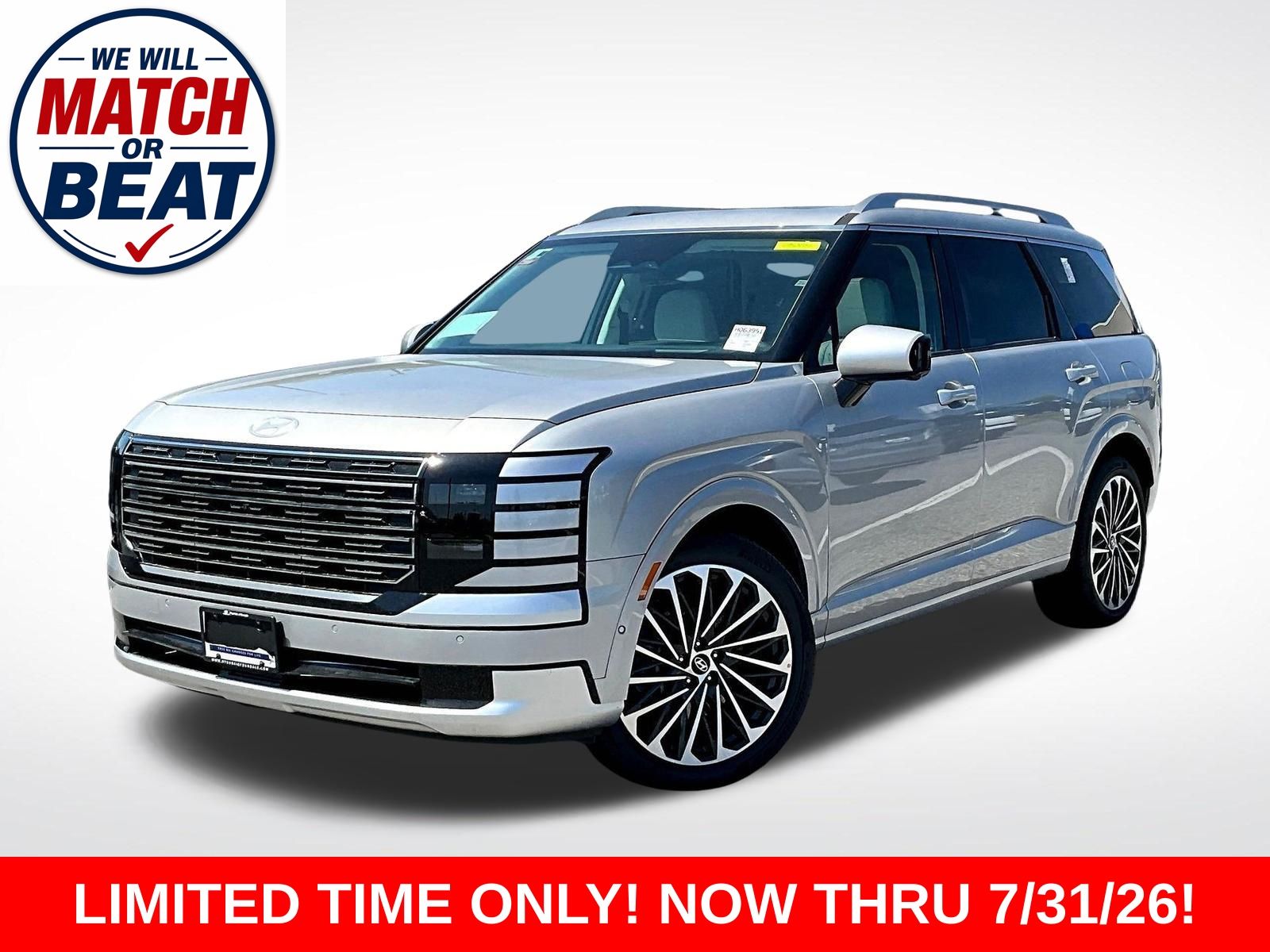 Typhoon Silver Metallic 2026 Hyundai Palisade SUV / Crossover All-Wheel Drive 8-Speed Automatic