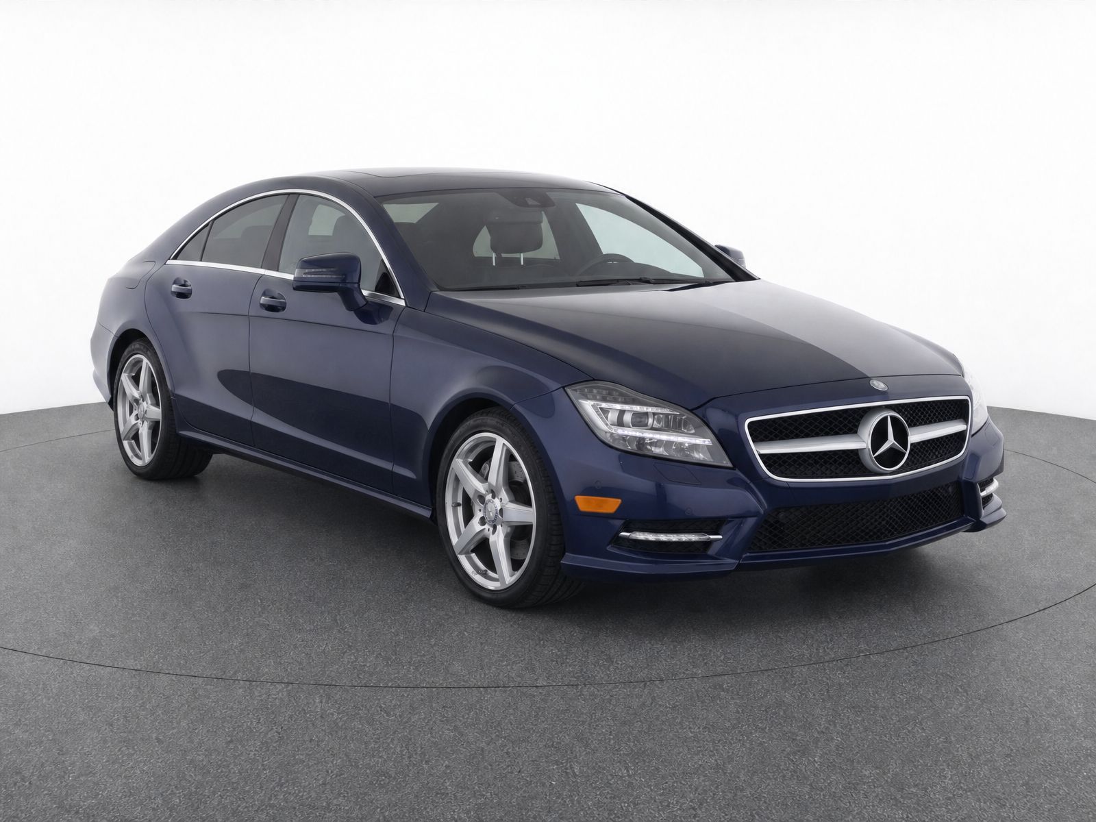 designo Mystic Blue 2014 Mercedes-Benz CLS Sedan All-Wheel Drive 7-Speed Automatic