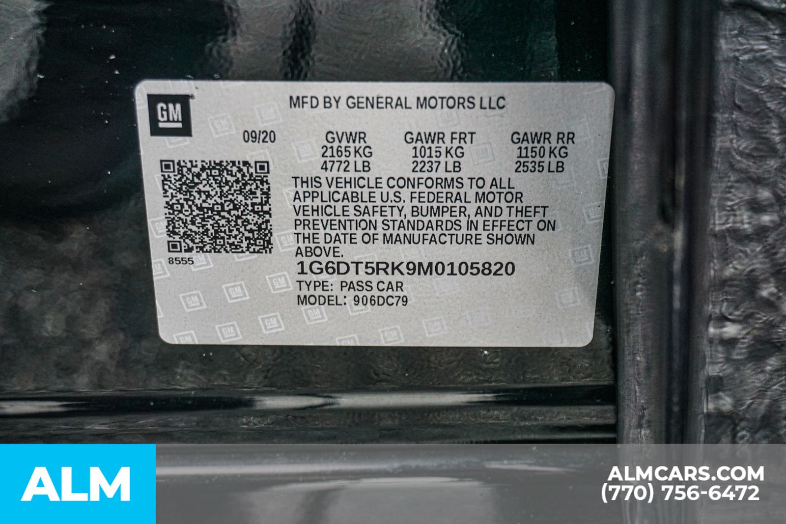 Used 2021 Black Cadillac Premium Luxury image 66