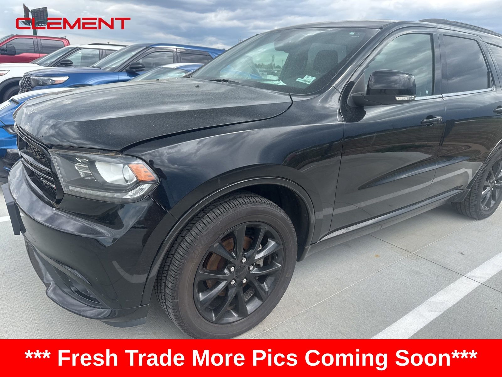 DB Black Crystal Clearcoat 2017 Dodge Durango SUV / Crossover All-Wheel Drive 8-Speed Automatic
