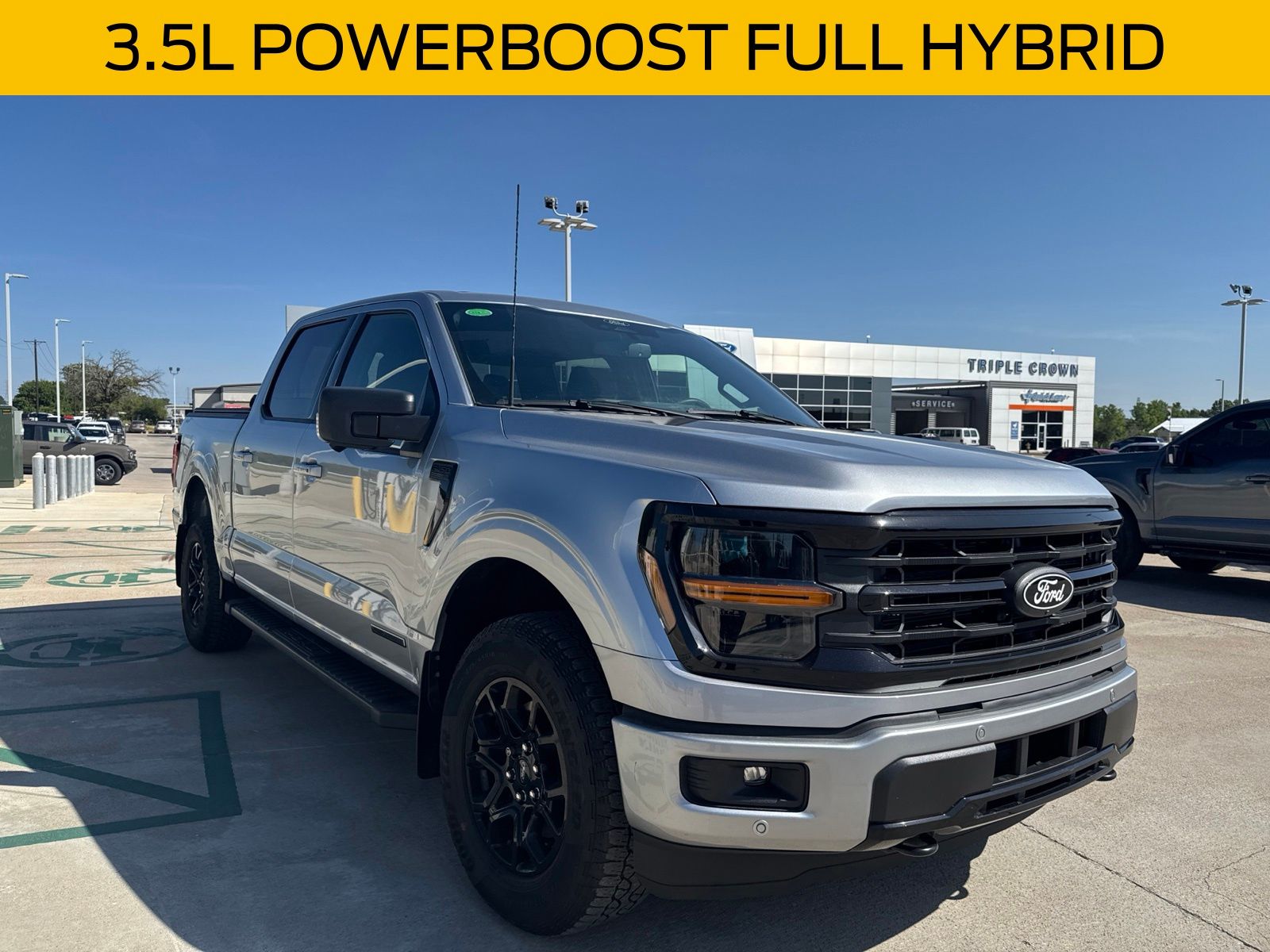 Silver Metallic 2024 Ford F-150 Pickup Truck Four-Wheel Drive Automatic