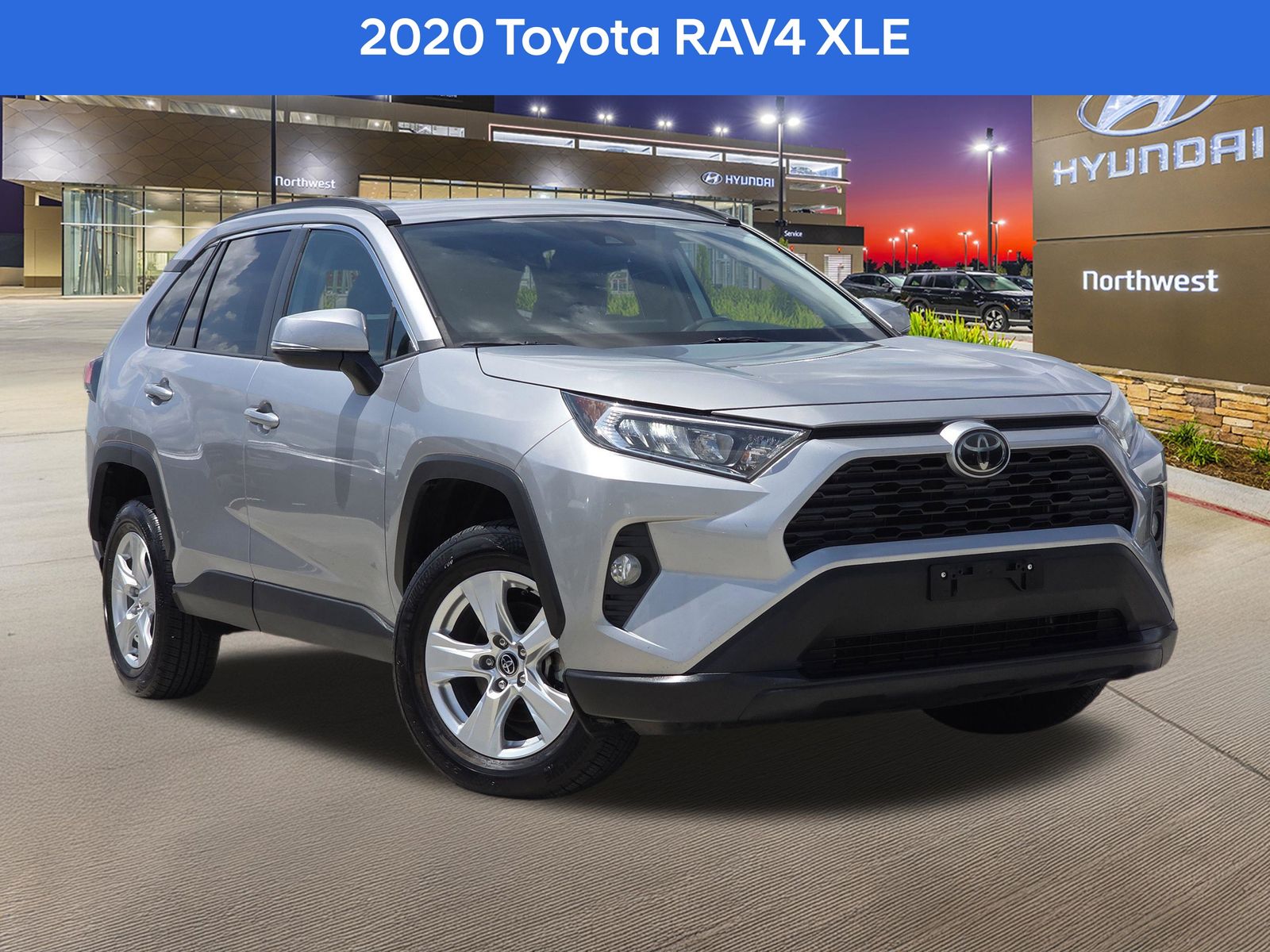 Silver Sky Metallic 2020 Toyota RAV4 SUV / Crossover Front-Wheel Drive 8-Speed Automatic
