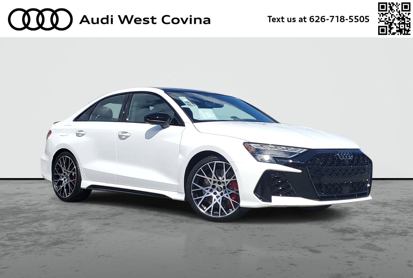 White 2026 Audi RS 3 Sedan All-Wheel Drive 7-Speed Automatic