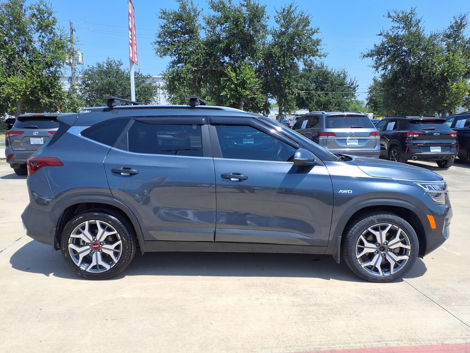 2023 Kia Seltos SX Gray at DeMontrond Auto Country