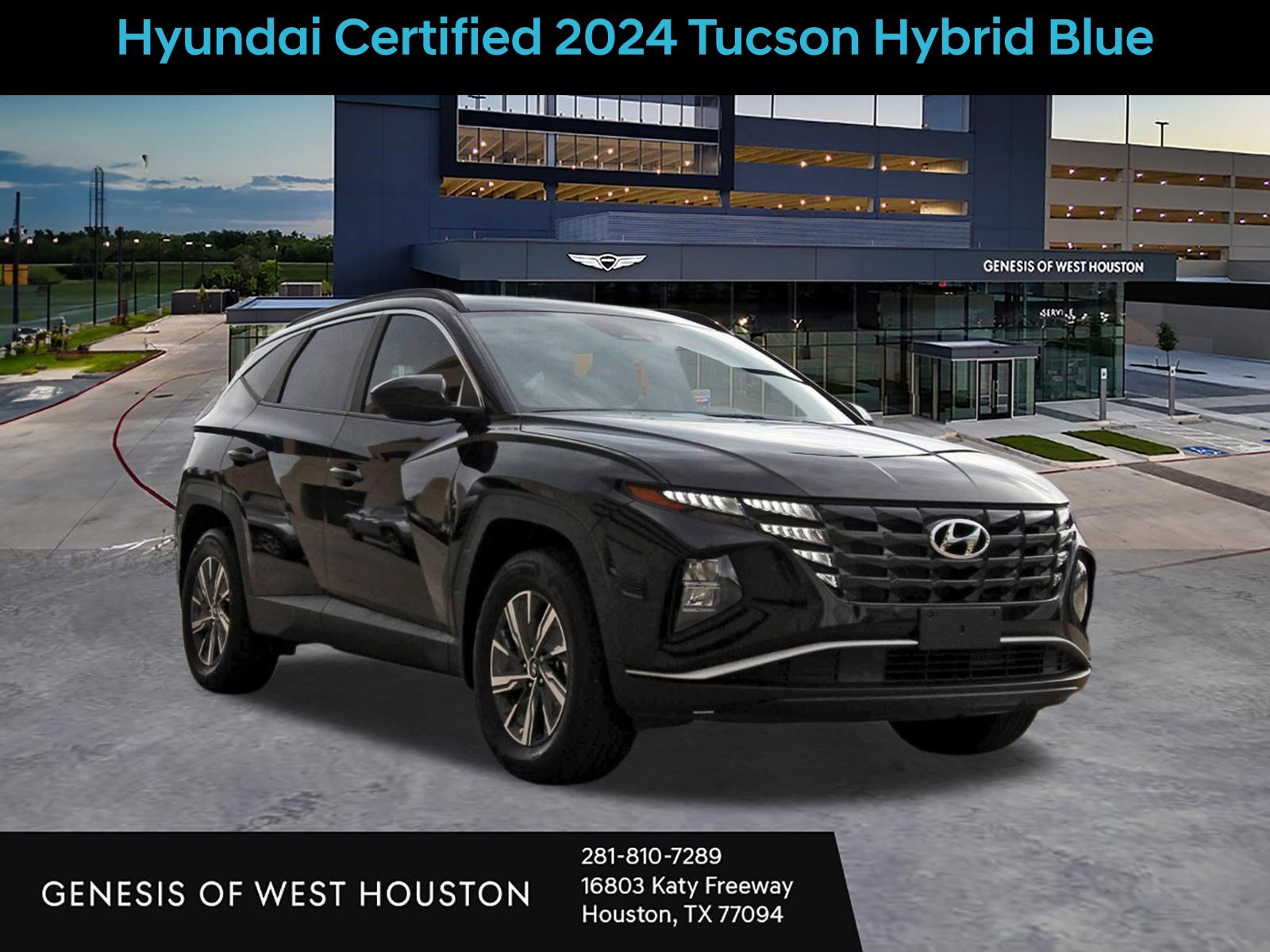 Black Pearl 2024 Hyundai Tucson Hybrid SUV / Crossover All-Wheel Drive 6-Speed Automatic