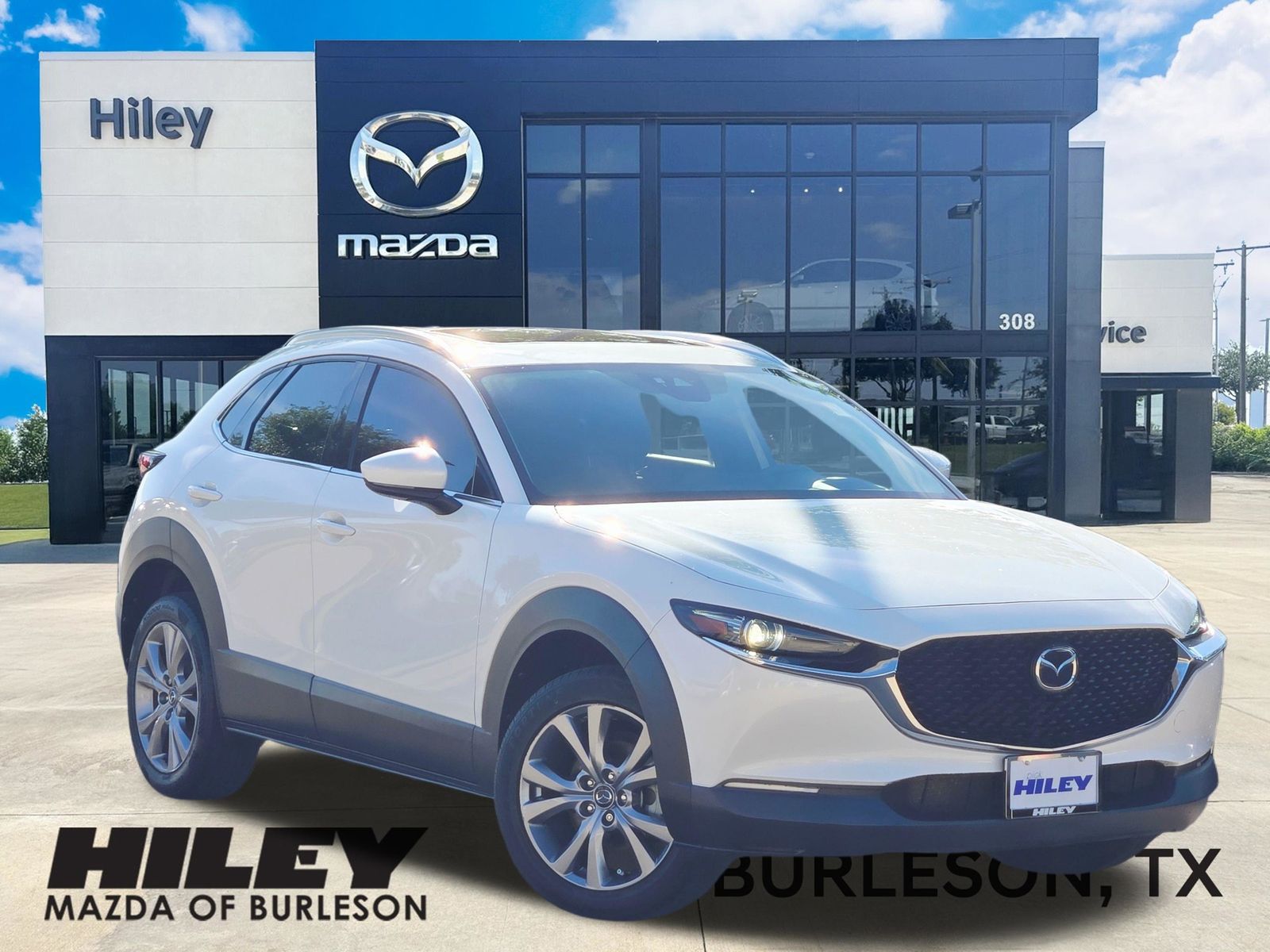 Snowflake White Pearl Mica 2022 Mazda CX-30 2.5 S Premium AWD SUV / Crossover All-Wheel Drive 6-Speed Automatic