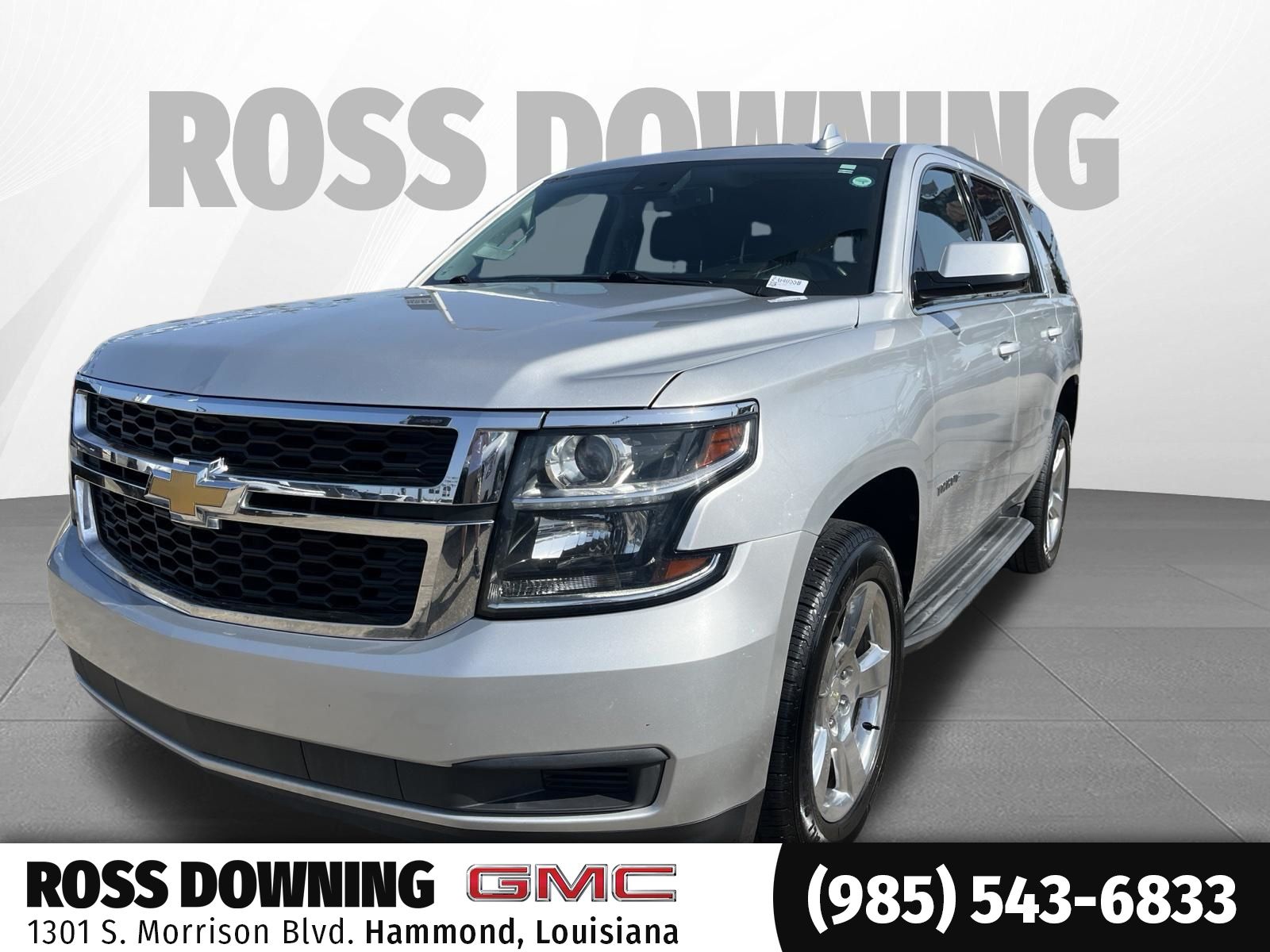 Silver Ice Metallic 2017 Chevrolet Tahoe SUV / Crossover 4X2 6-Speed Automatic Overdrive