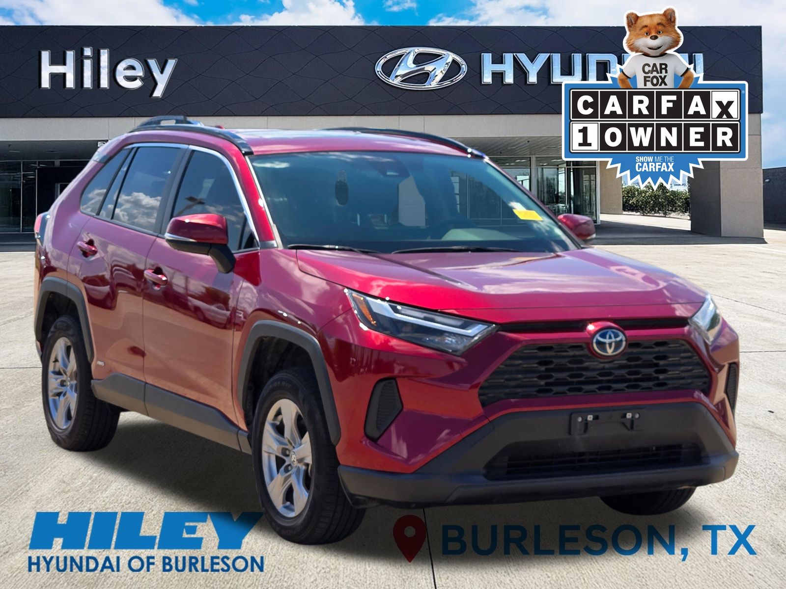 Red (Ruby Flare Pearl) 2022 Toyota RAV4 Hybrid SUV / Crossover All-Wheel Drive Continuously Variable Transmission