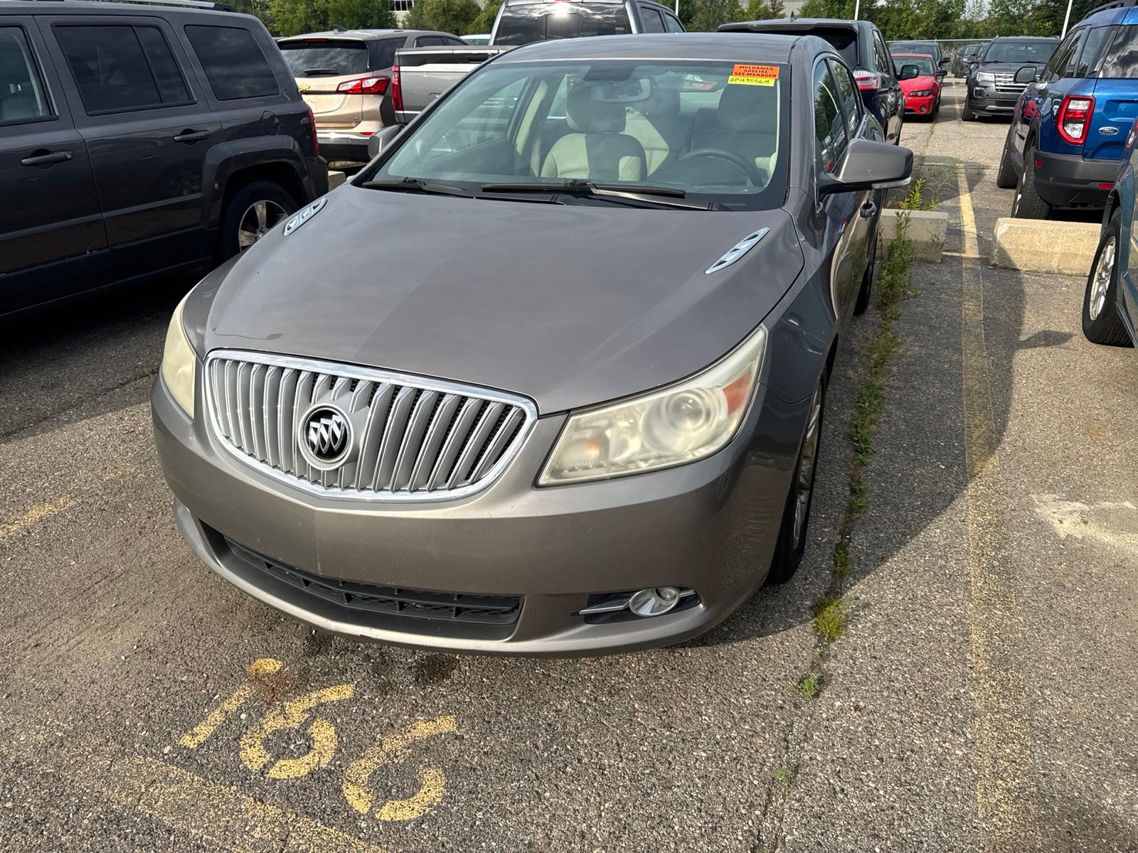 Gray (Mocha Steel Metallic) 2010 Buick LaCrosse Sedan Front-Wheel Drive 6-Speed Automatic Overdrive