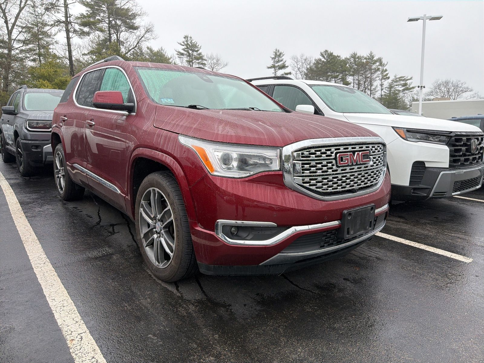 Crimson Red Tintcoat 2018 GMC Acadia Denali AWD SUV / Crossover Four-Wheel Drive 6-Speed Automatic