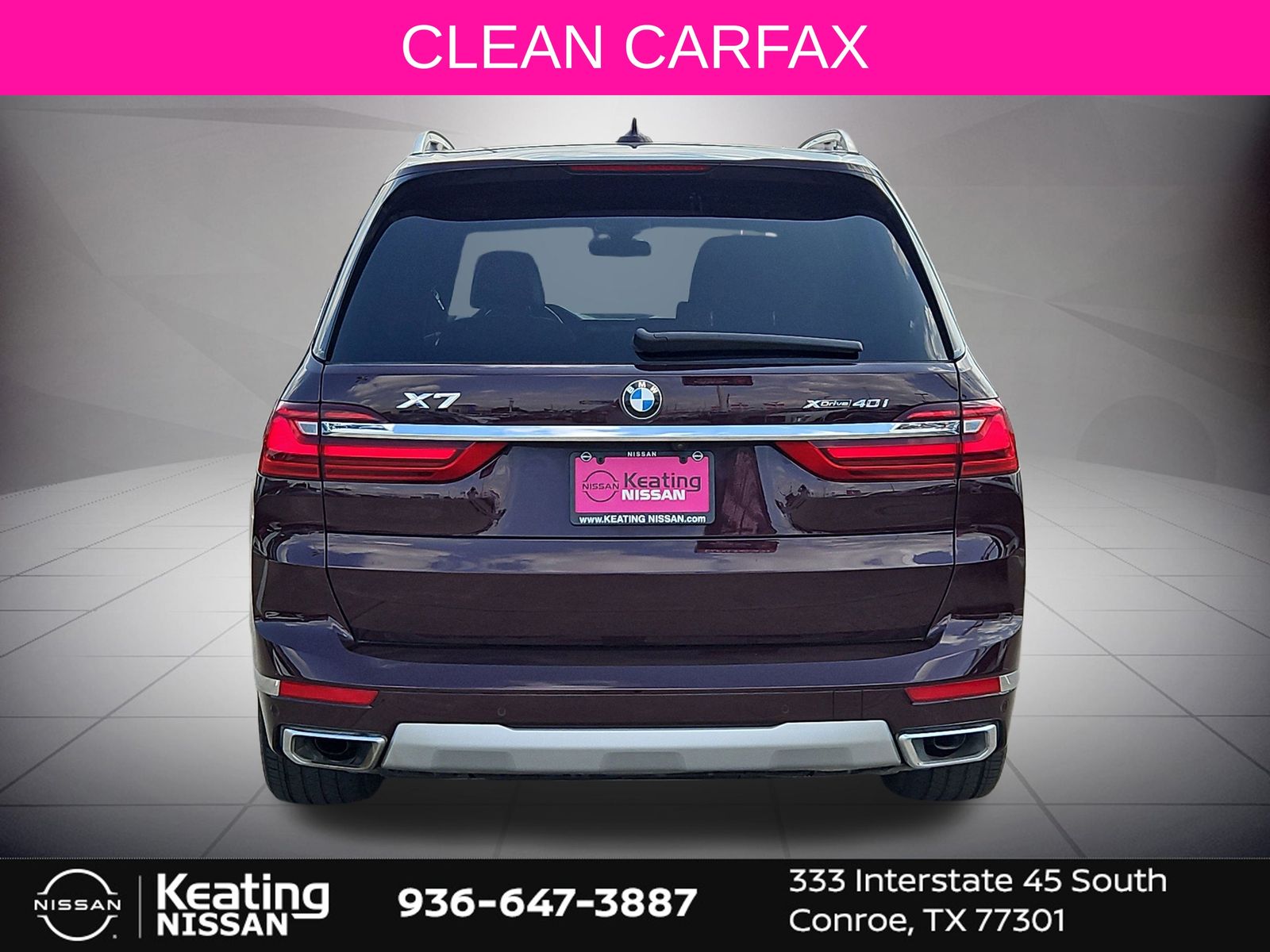 2022 BMW X7 xDrive40i Red at Westside Lexus