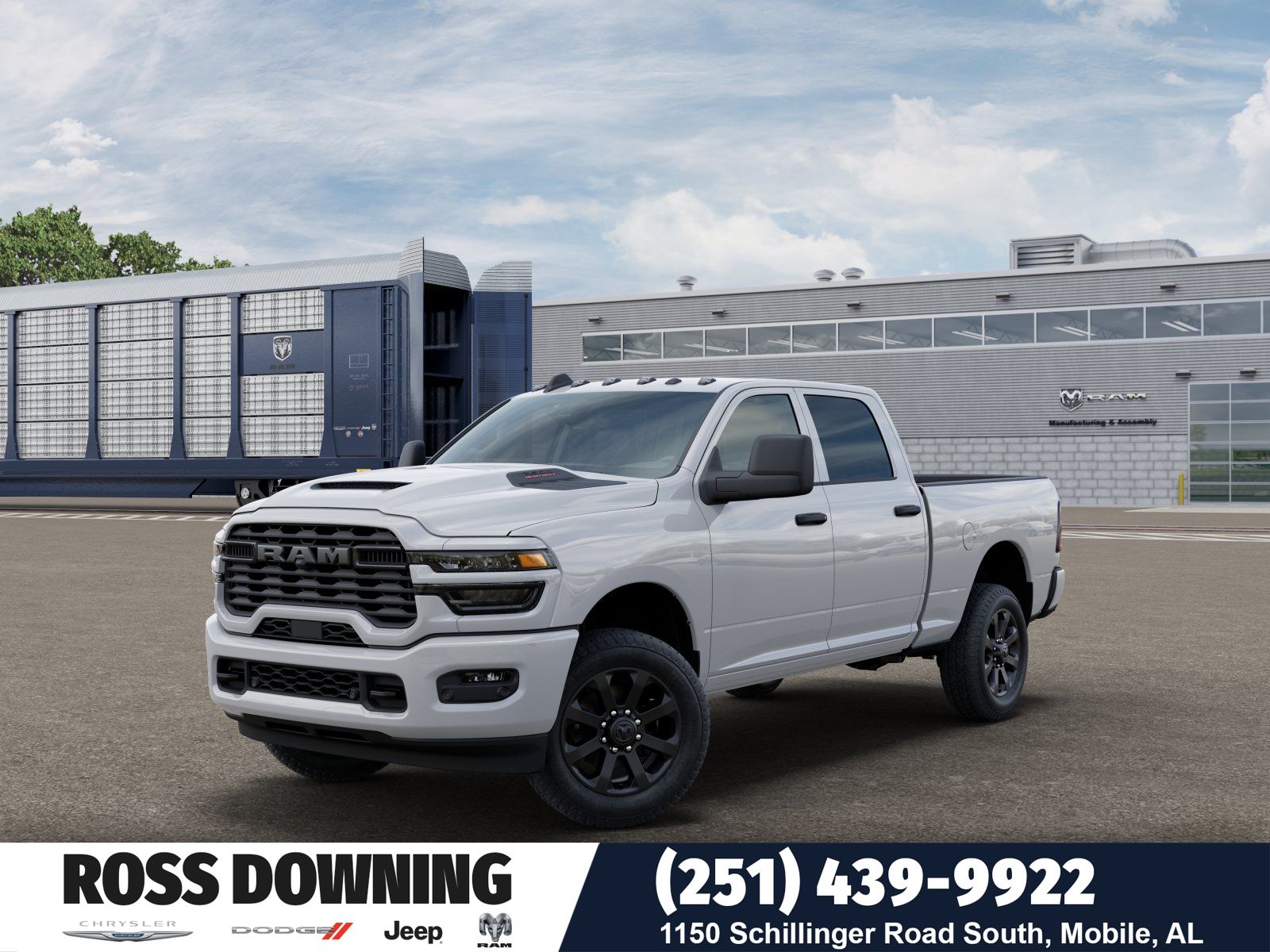 Bright White Clearcoat 2026 RAM 2500 Tradesman Crew Cab 4WD Pickup Truck Four-Wheel Drive 8-Speed Automatic