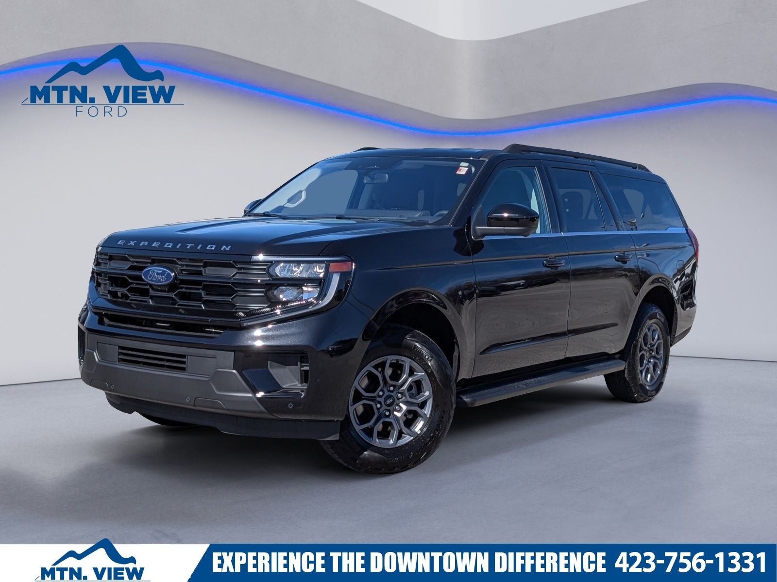 Black Metallic 2025 Ford Expedition MAX Active RWD SUV / Crossover 4X2 Automatic