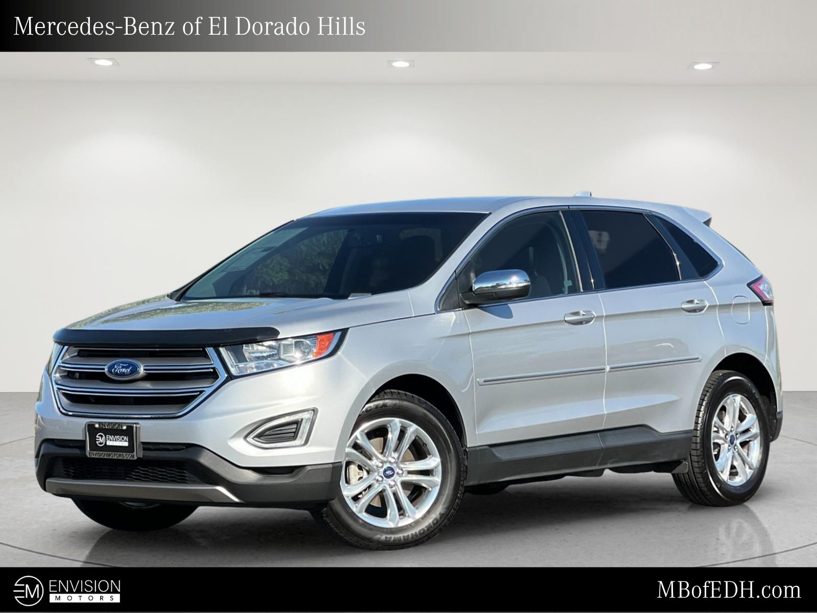 Ingot Silver Metallic 2018 Ford Edge SUV / Crossover Front-Wheel Drive 6-Speed Automatic