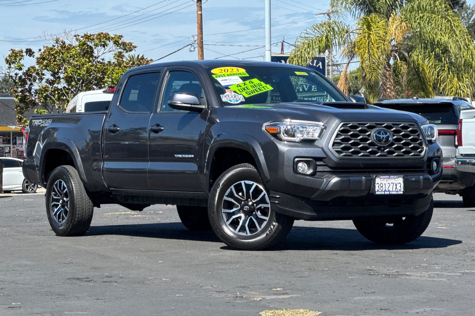 Magnetic Gray Metallic 2023 Toyota Tacoma Pickup Truck Four-Wheel Drive 6-Speed Automatic