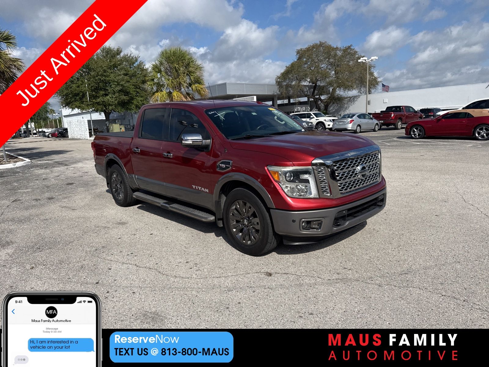 2017 Nissan Titan Platinum Reserve Crew Cab