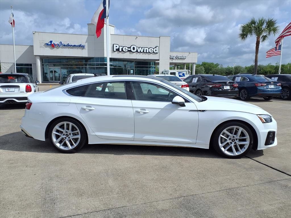 2024 Audi A5 Sportback 45 S line Premium Plus White at Texan Dodge Chrysler Jeep Ram