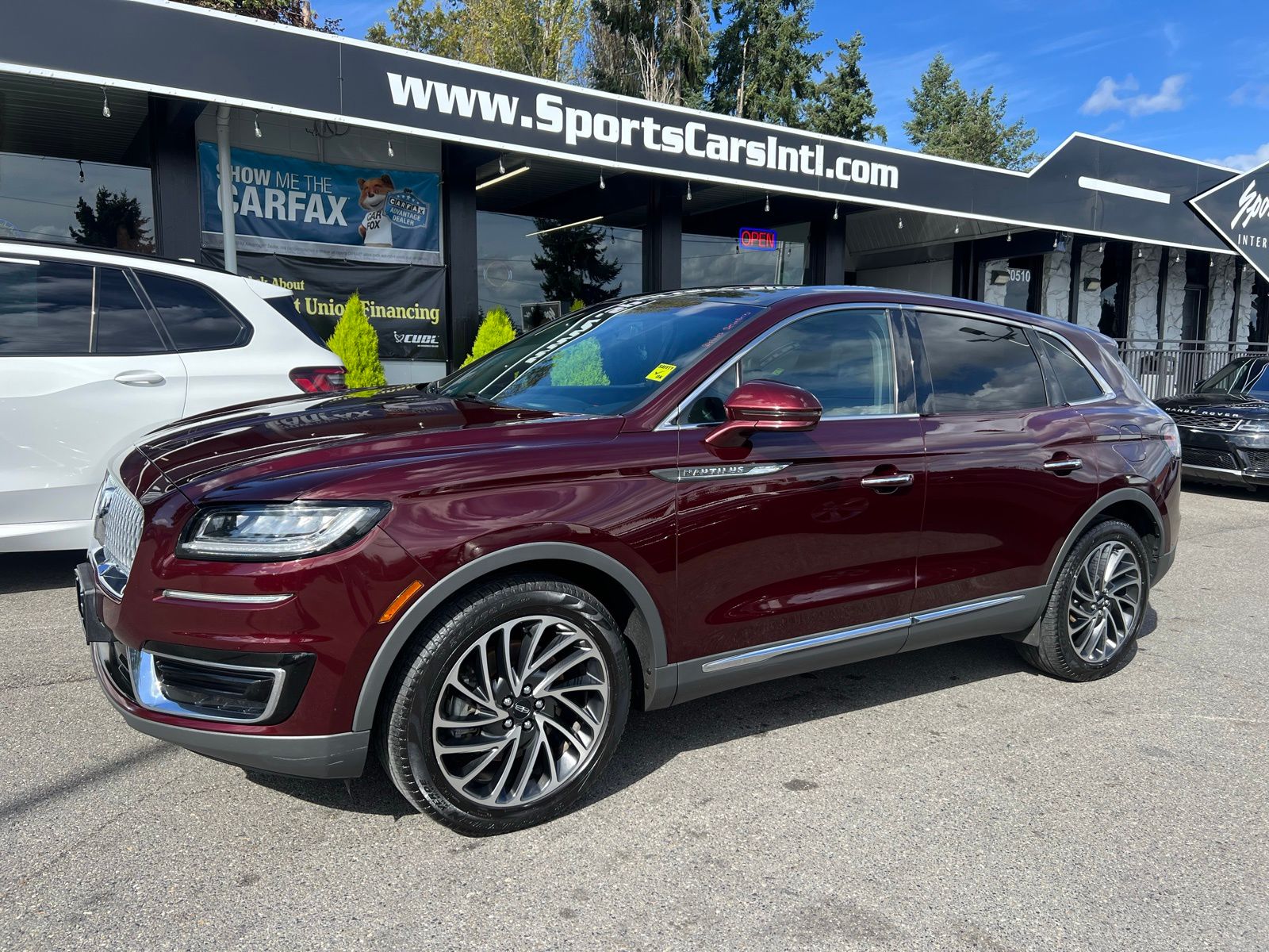 Red (Burgundy) 2019 Lincoln Nautilus SUV / Crossover All-Wheel Drive 8-Speed Automatic