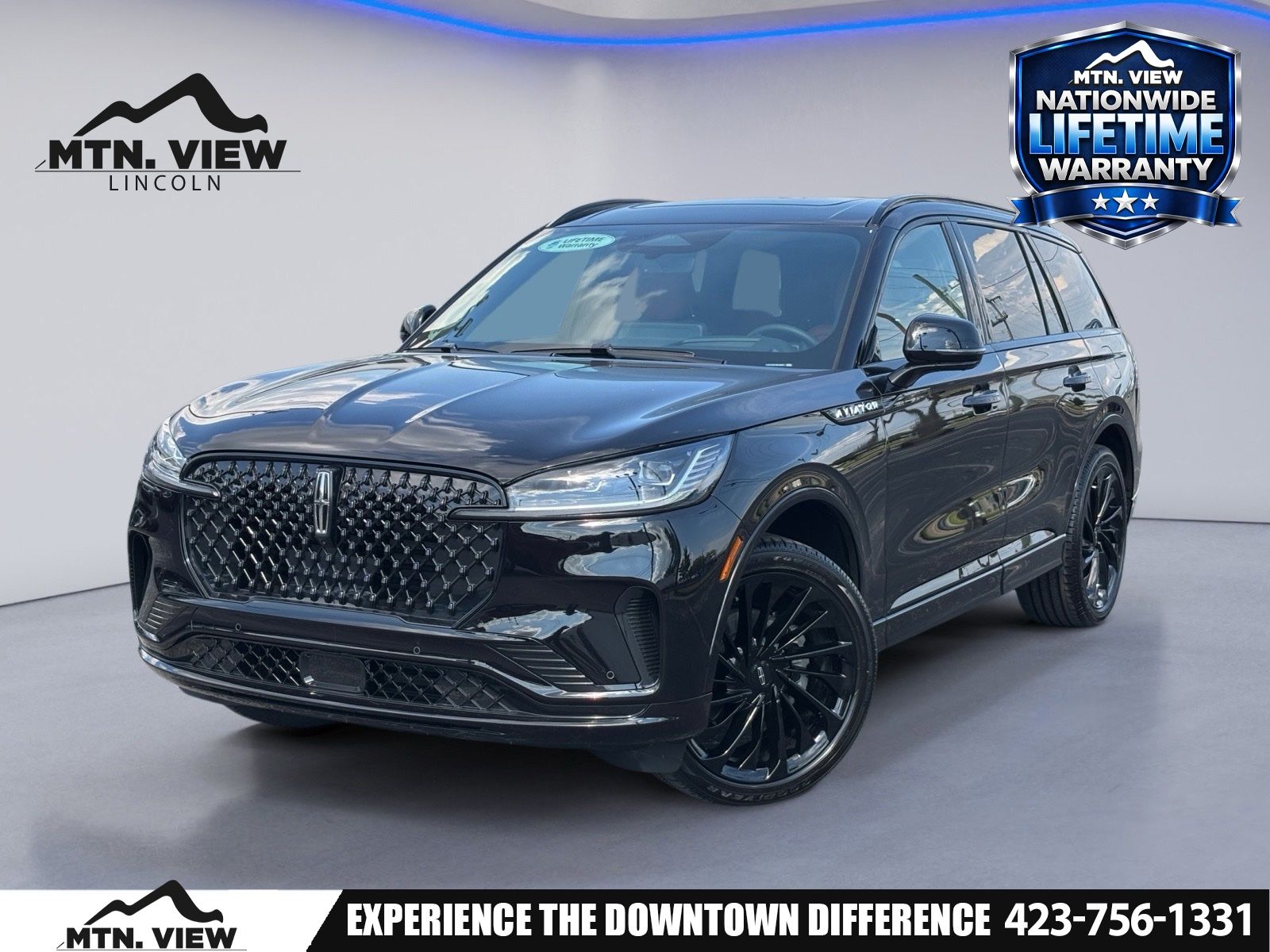 Black Metallic 2026 Lincoln Aviator Reserve AWD SUV / Crossover All-Wheel Drive Automatic